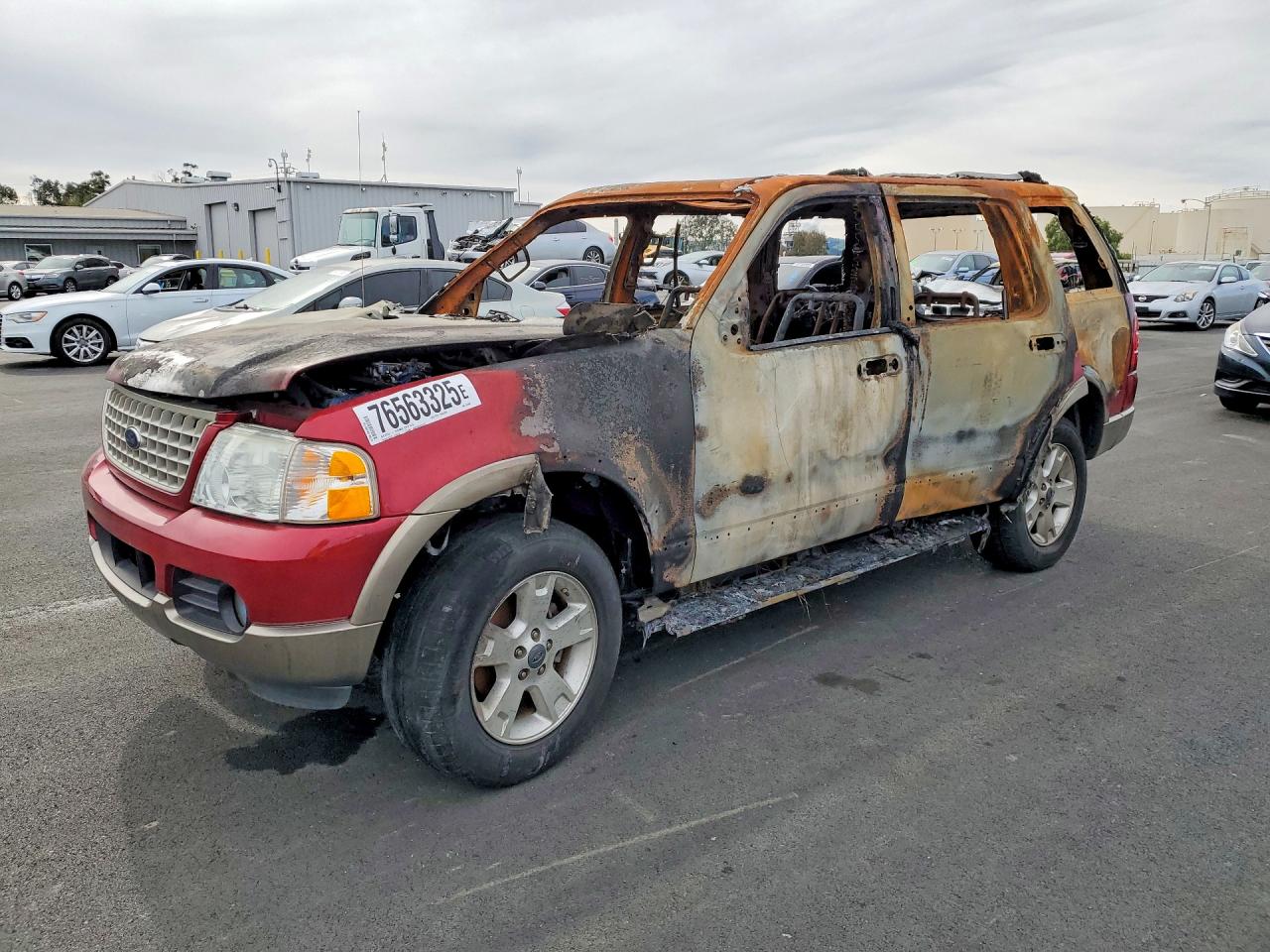 2004 Ford Explorer Eddie Bauer Red vin: 1FMZU64W44UB01968