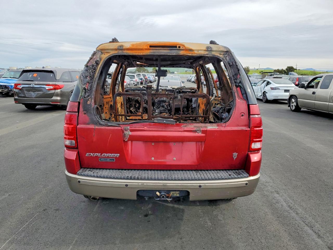 2004 Ford Explorer Eddie Bauer Red vin: 1FMZU64W44UB01968