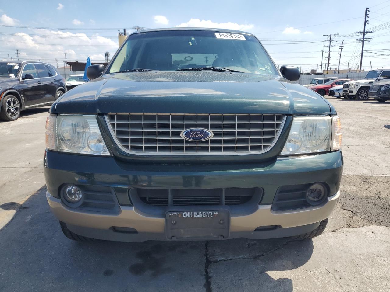 2003 Ford Explorer Eddie Bauer Green vin: 1FMZU64W63ZB16067