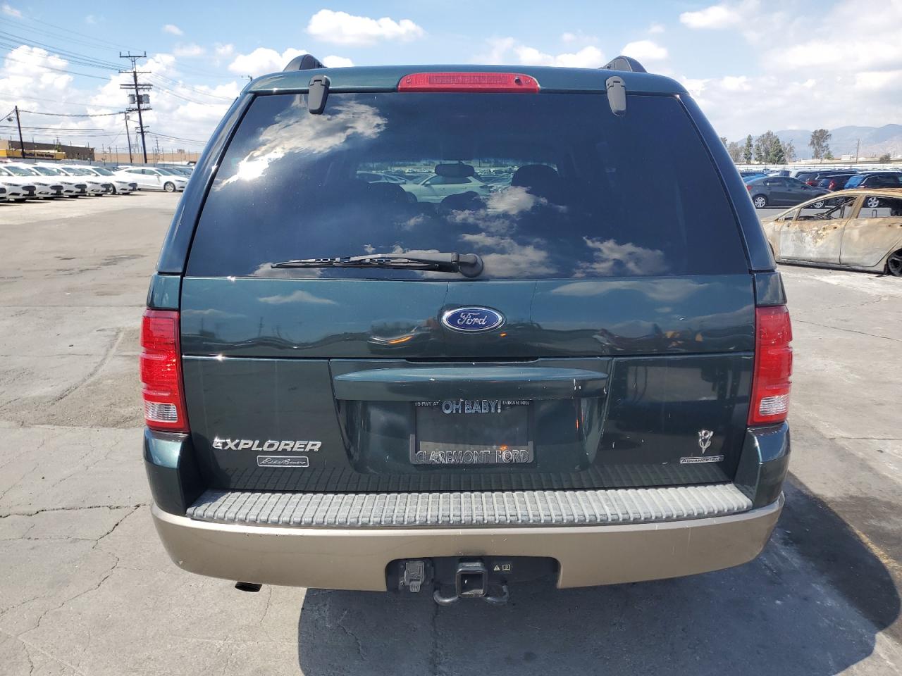 2003 Ford Explorer Eddie Bauer Green vin: 1FMZU64W63ZB16067