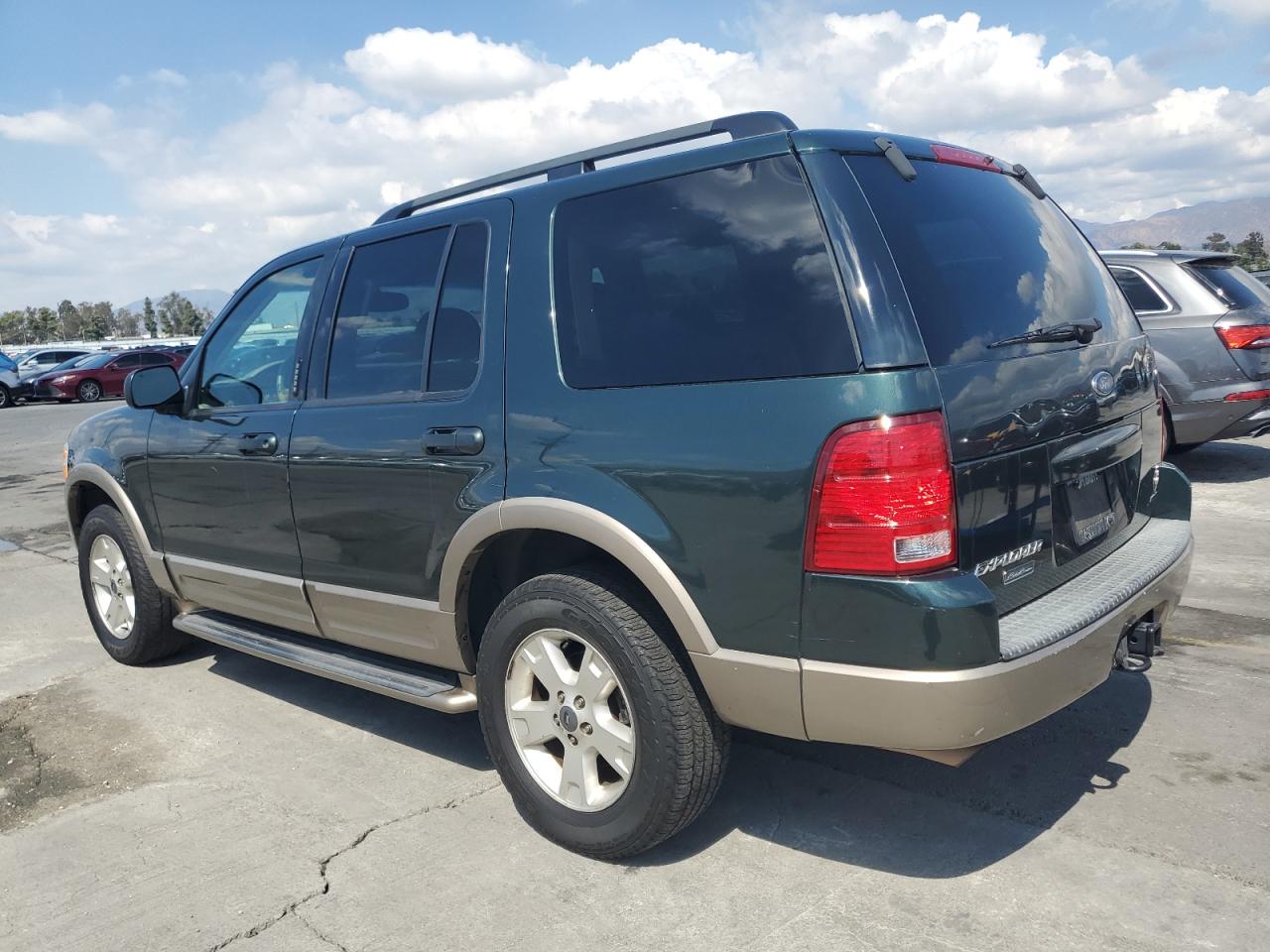 2003 Ford Explorer Eddie Bauer Green vin: 1FMZU64W63ZB16067