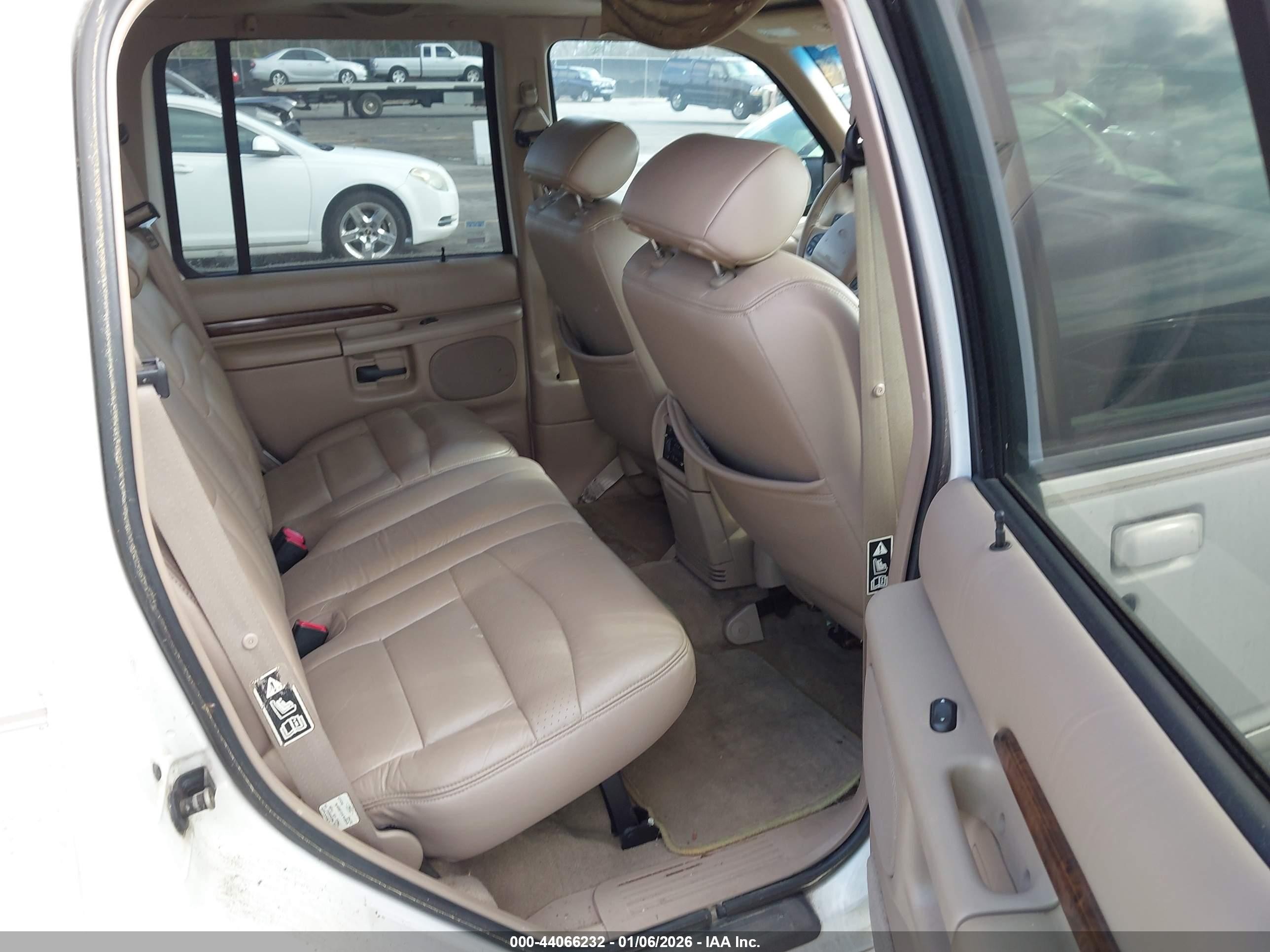 2000 Ford Explorer Limited White vin: 1FMZU65P9YZC36895
