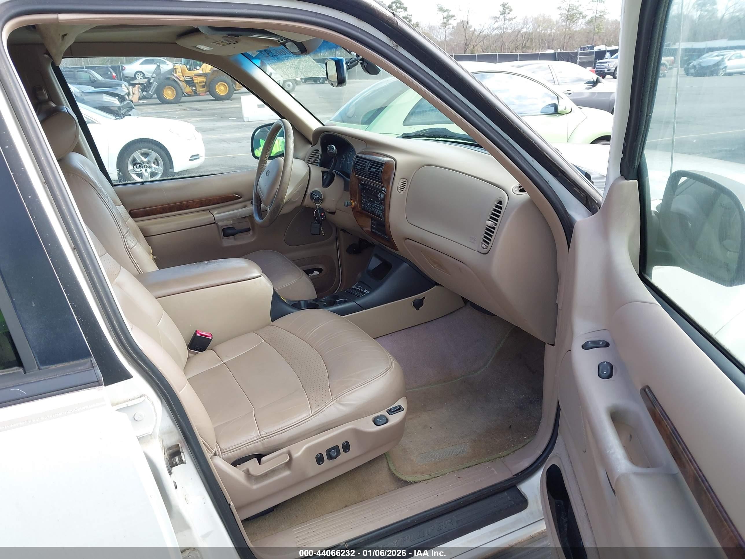 2000 Ford Explorer Limited White vin: 1FMZU65P9YZC36895