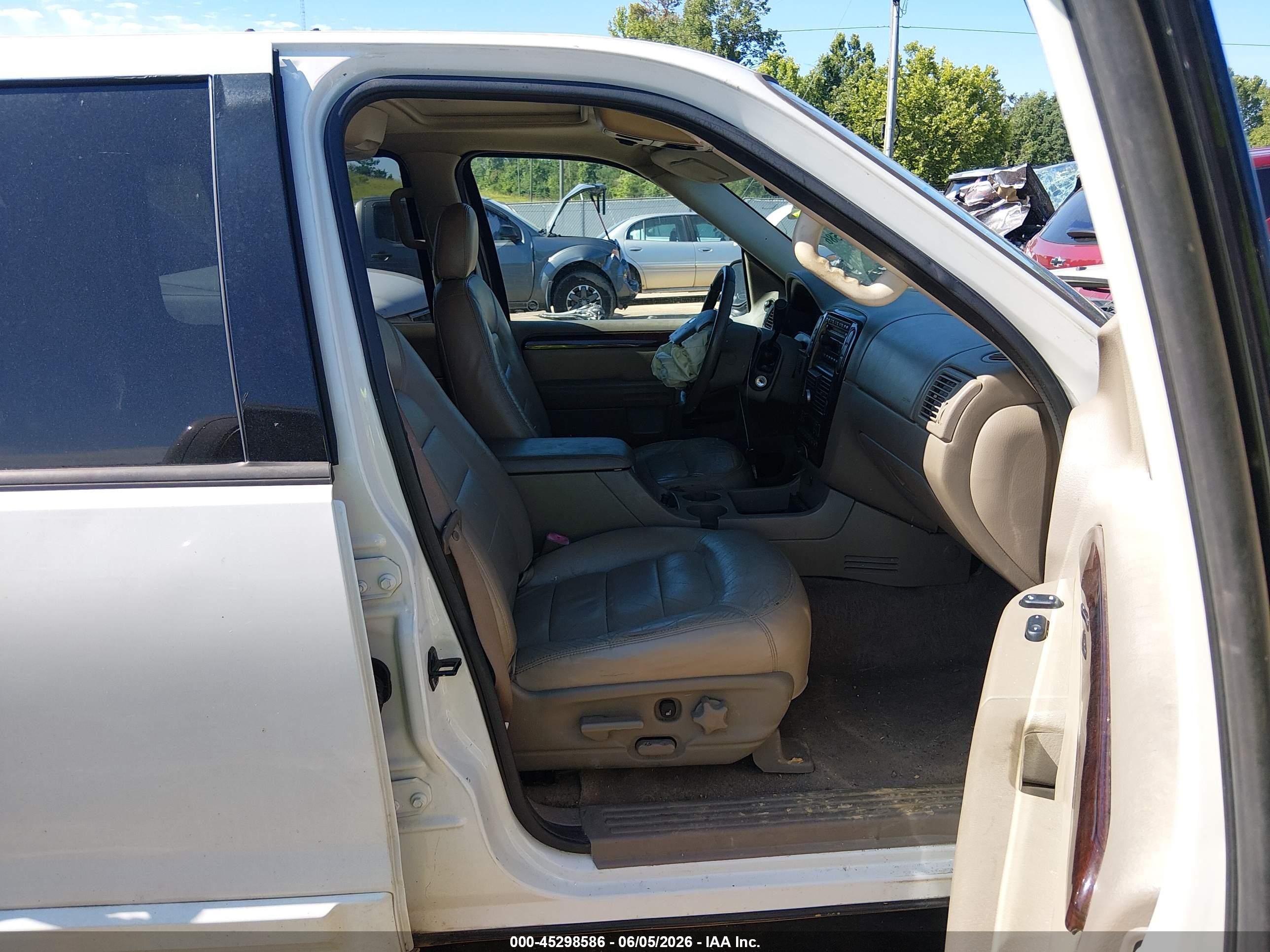 2004 Ford Explorer Limited White vin: 1FMZU65W24ZB21301