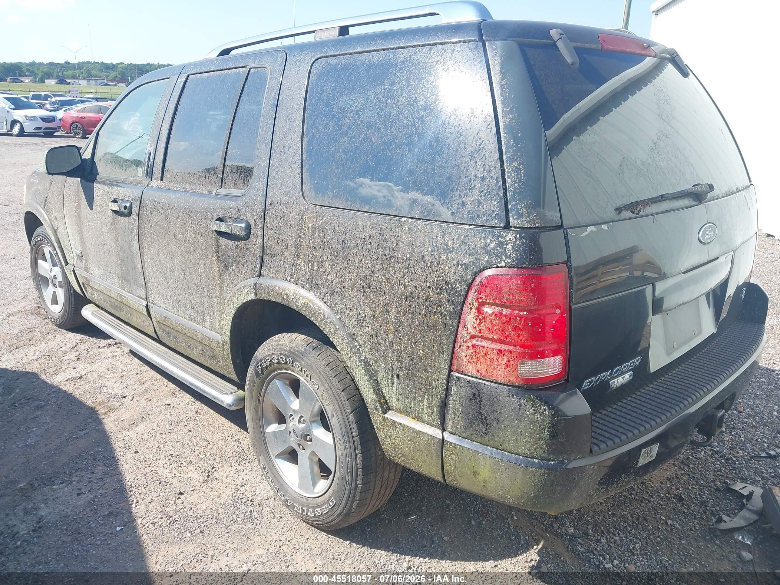 2003 Ford Explorer Limited Black vin: 1FMZU65W63UC09554