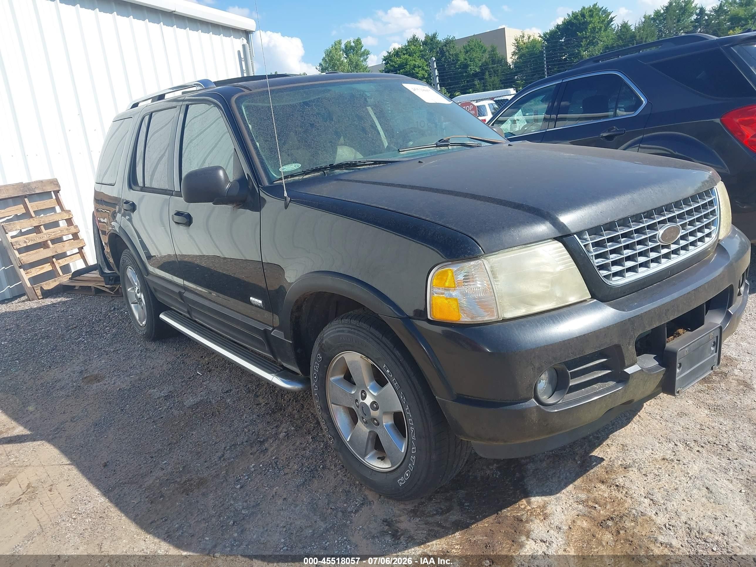 2003 Ford Explorer Limited Black vin: 1FMZU65W63UC09554