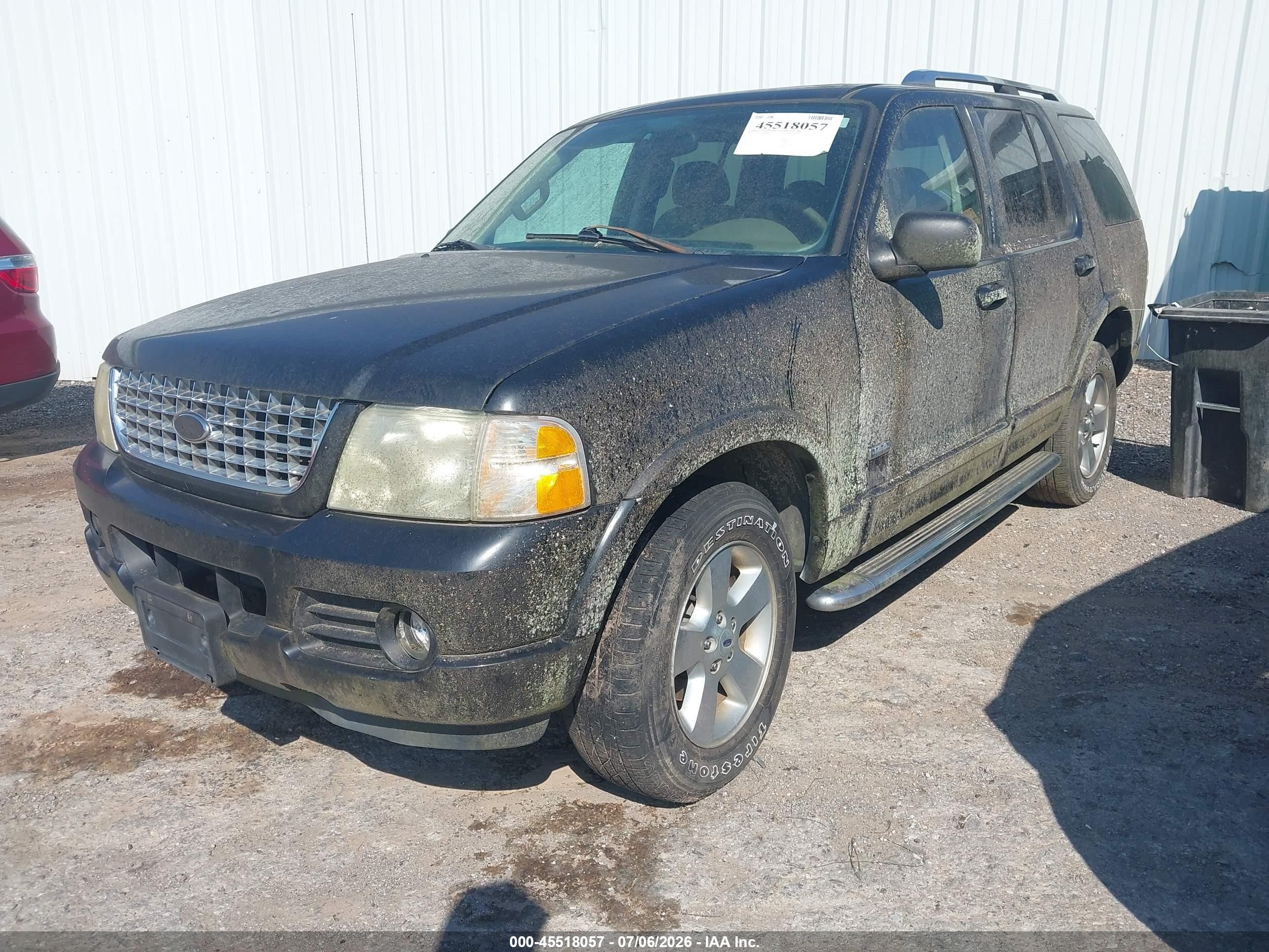 2003 Ford Explorer Limited Black vin: 1FMZU65W63UC09554