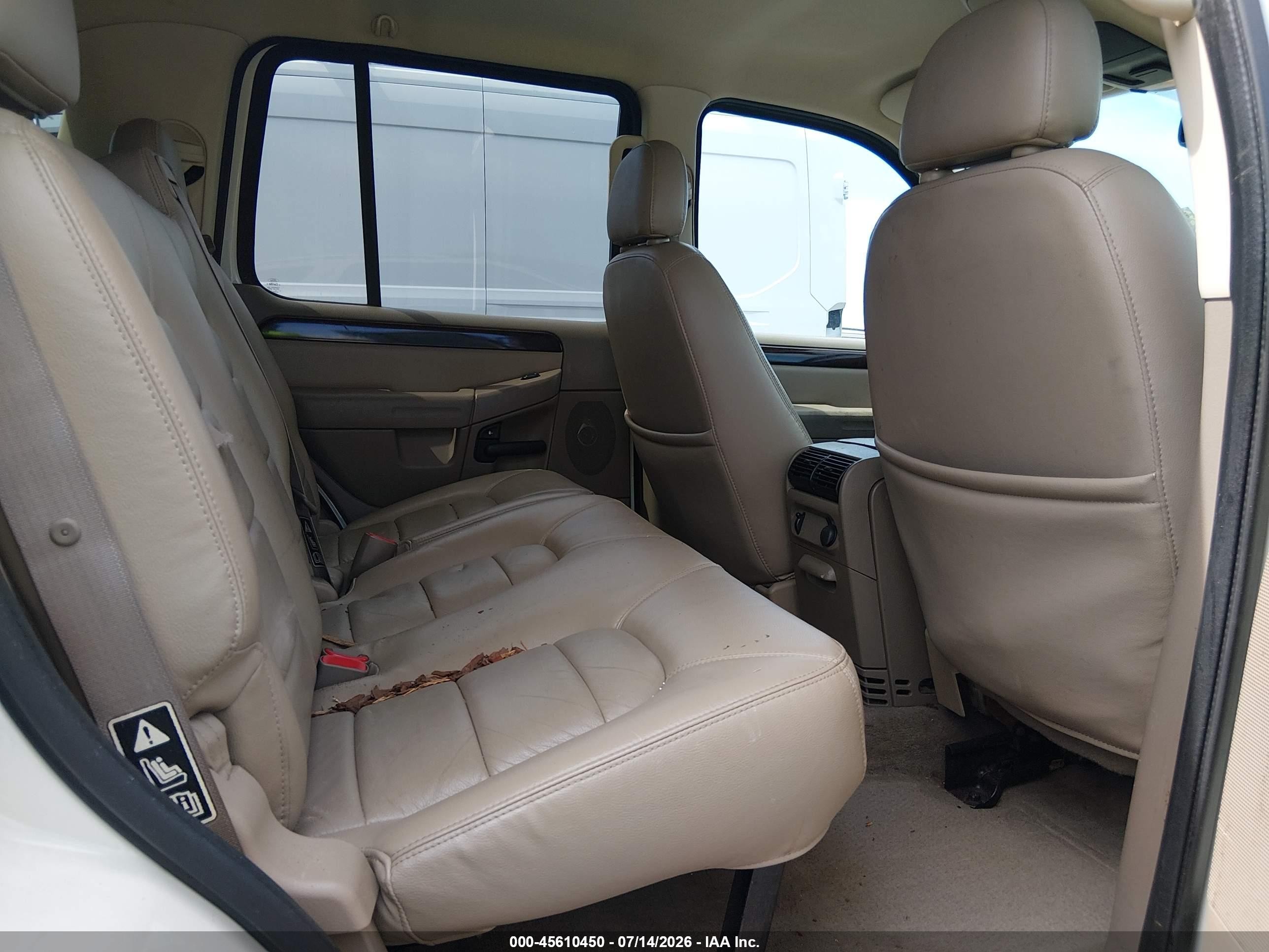 2003 Ford Explorer Limited White vin: 1FMZU65W83ZA48756