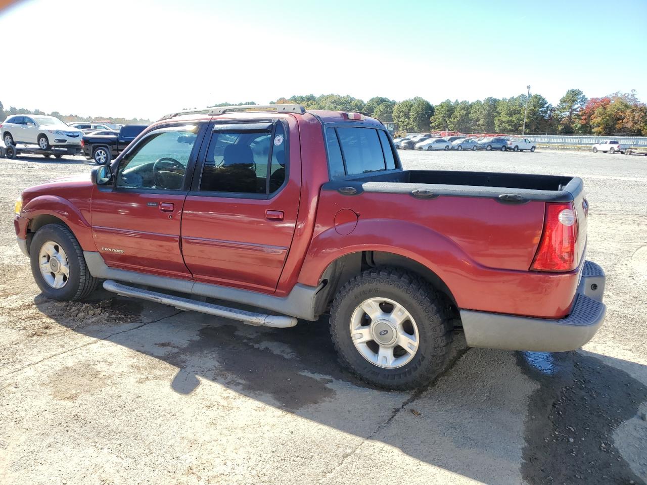 2001 Ford Explorer Sport Trac Темно-бордовый vin: 1FMZU67E01UB40202