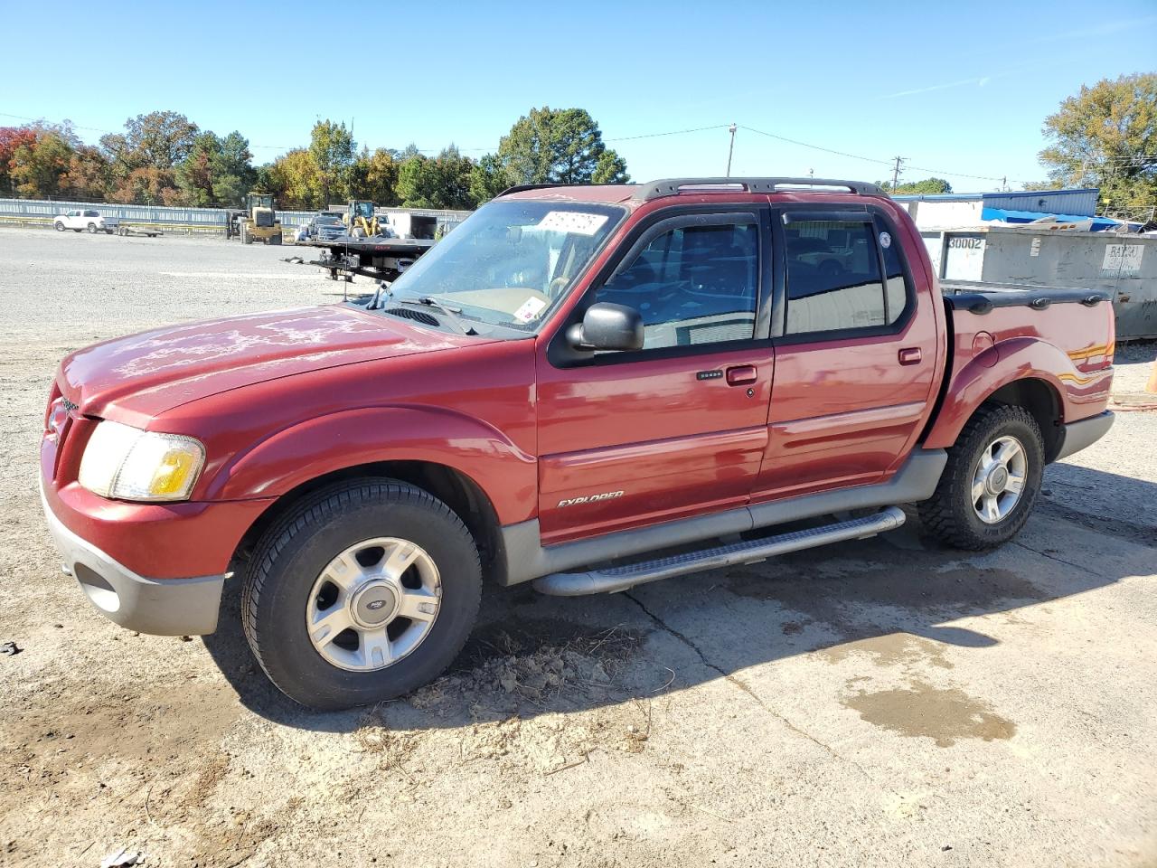 2001 Ford Explorer Sport Trac Темно-бордовый vin: 1FMZU67E01UB40202