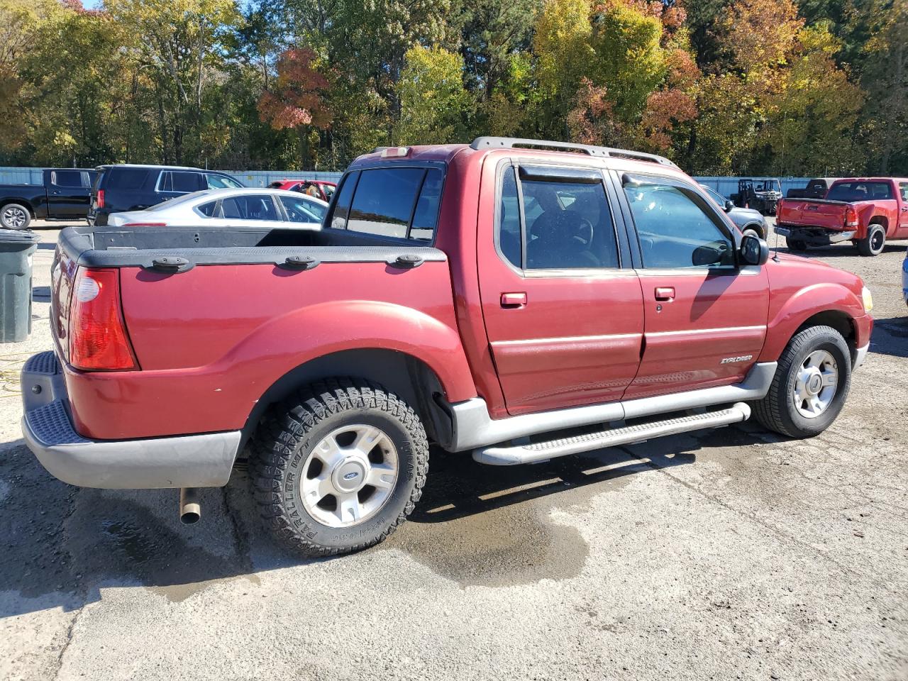 2001 Ford Explorer Sport Trac Темно-бордовый vin: 1FMZU67E01UB40202