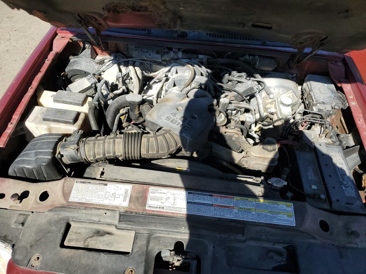 2001 Ford Explorer Sport Trac Темно-бордовый vin: 1FMZU67E01UB40202