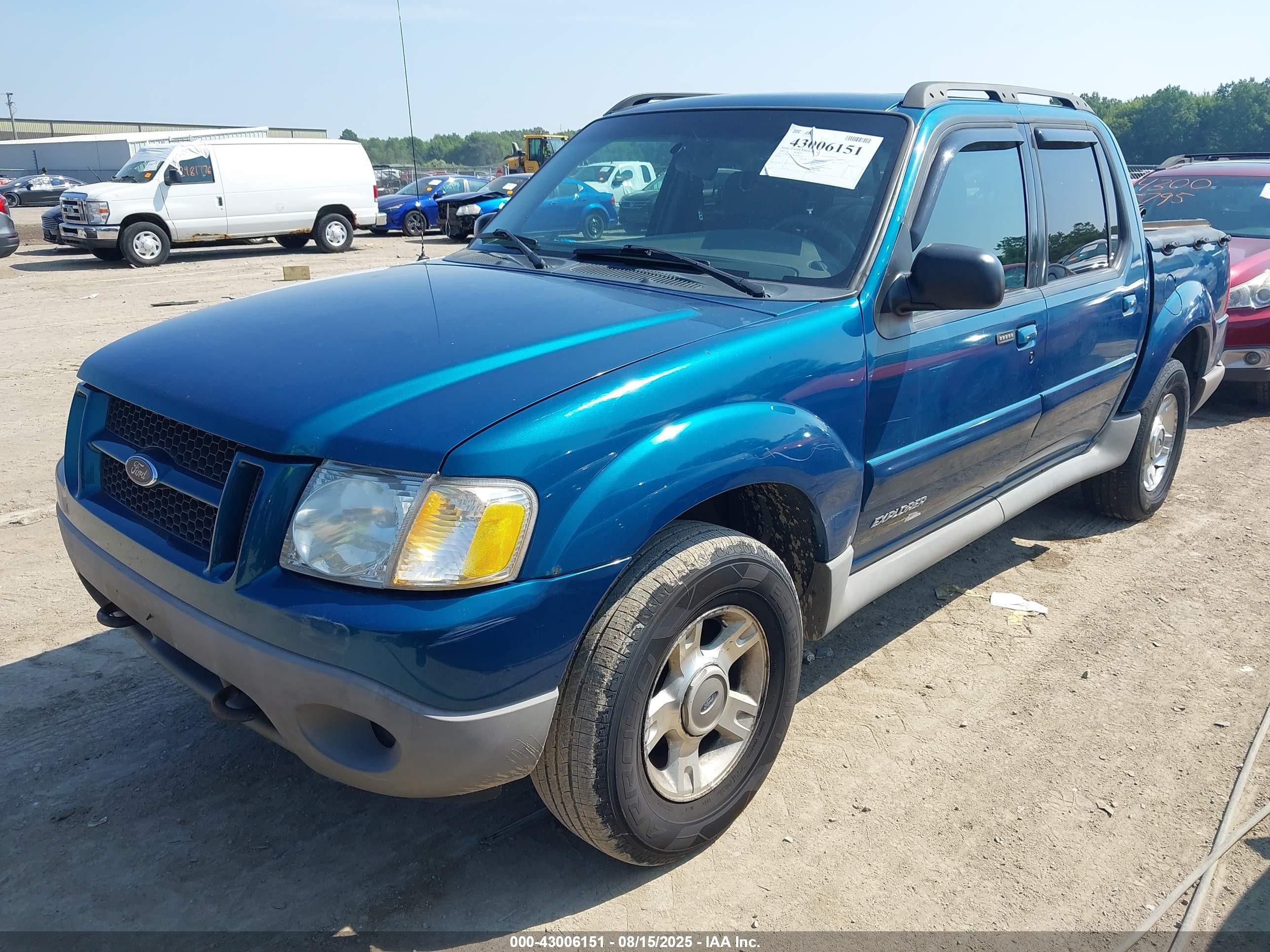 2001 Ford Explorer Sport Trac   Синий vin: 1FMZU67E01UB58134