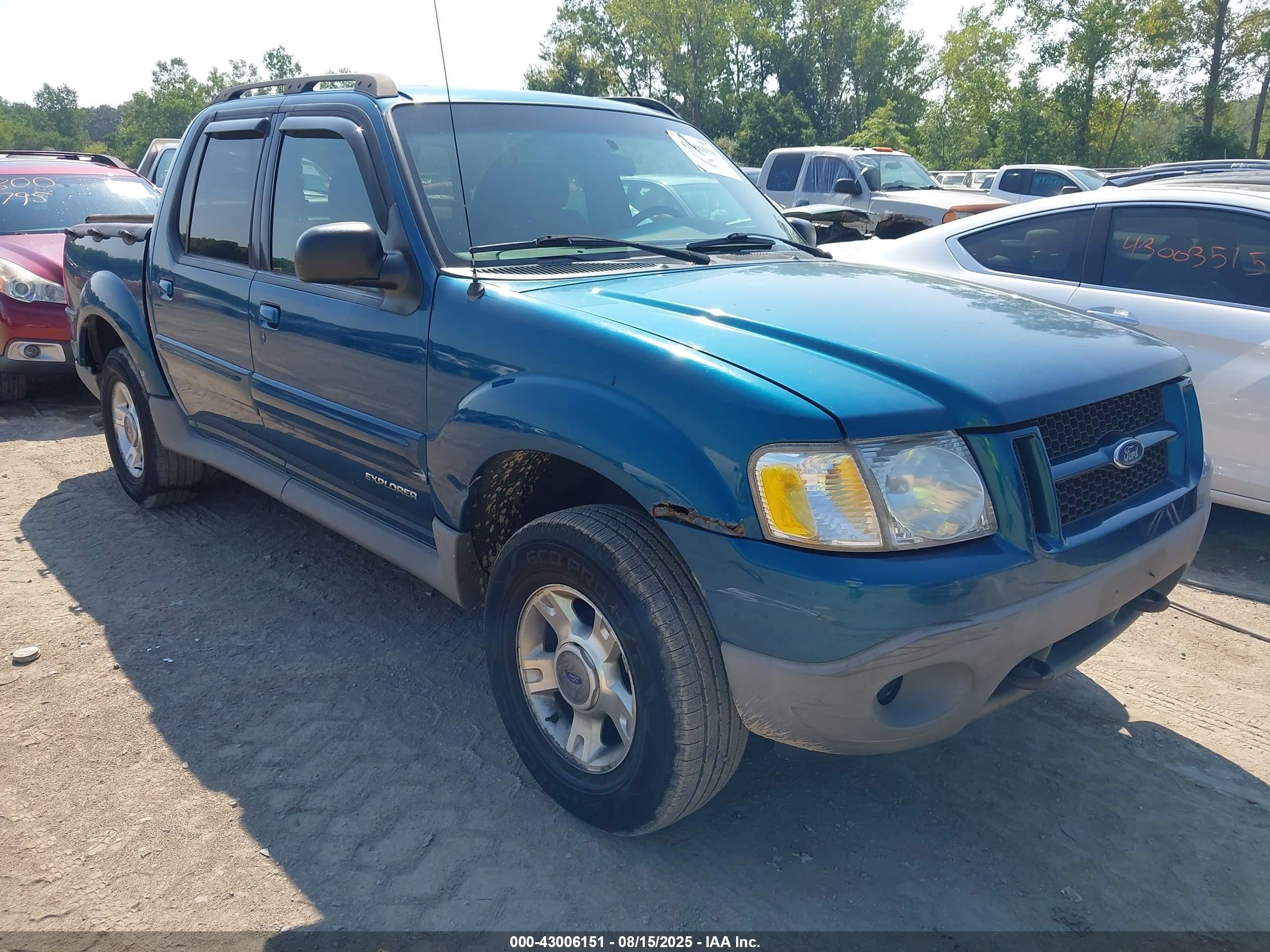 2001 Ford Explorer Sport Trac   Синий vin: 1FMZU67E01UB58134