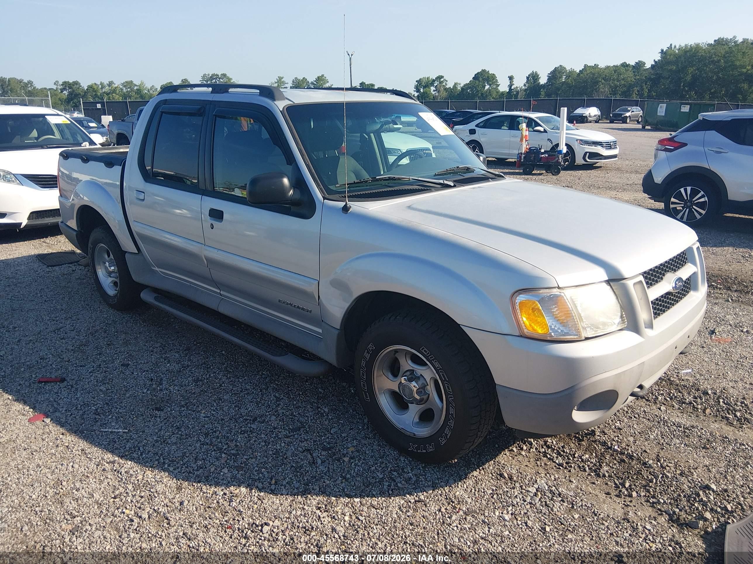 2001 Ford Explorer Sport Trac   Gray vin: 1FMZU67E01UC73087