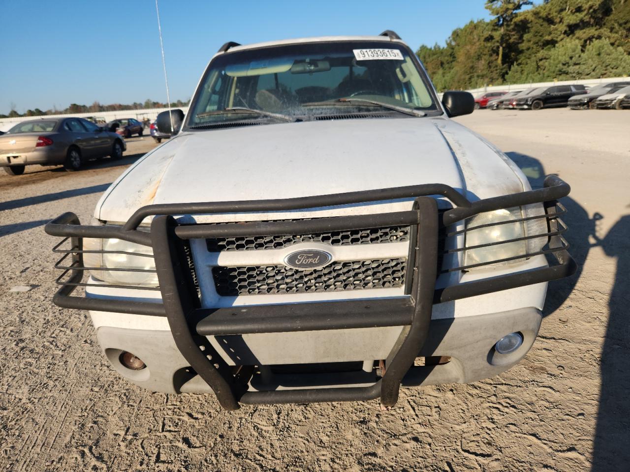 2003 Ford Explorer Sport Trac White vin: 1FMZU67E03UB28683