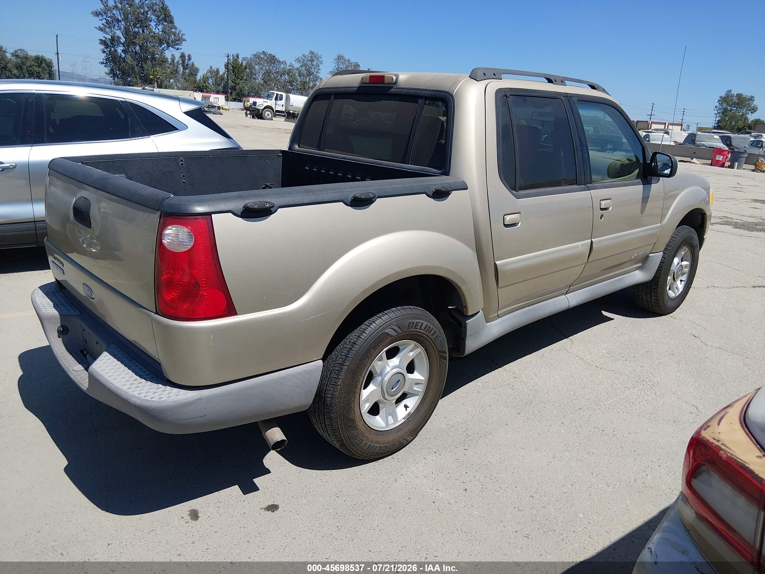 2001 Ford Explorer Sport Trac   Tan vin: 1FMZU67E11UC23296