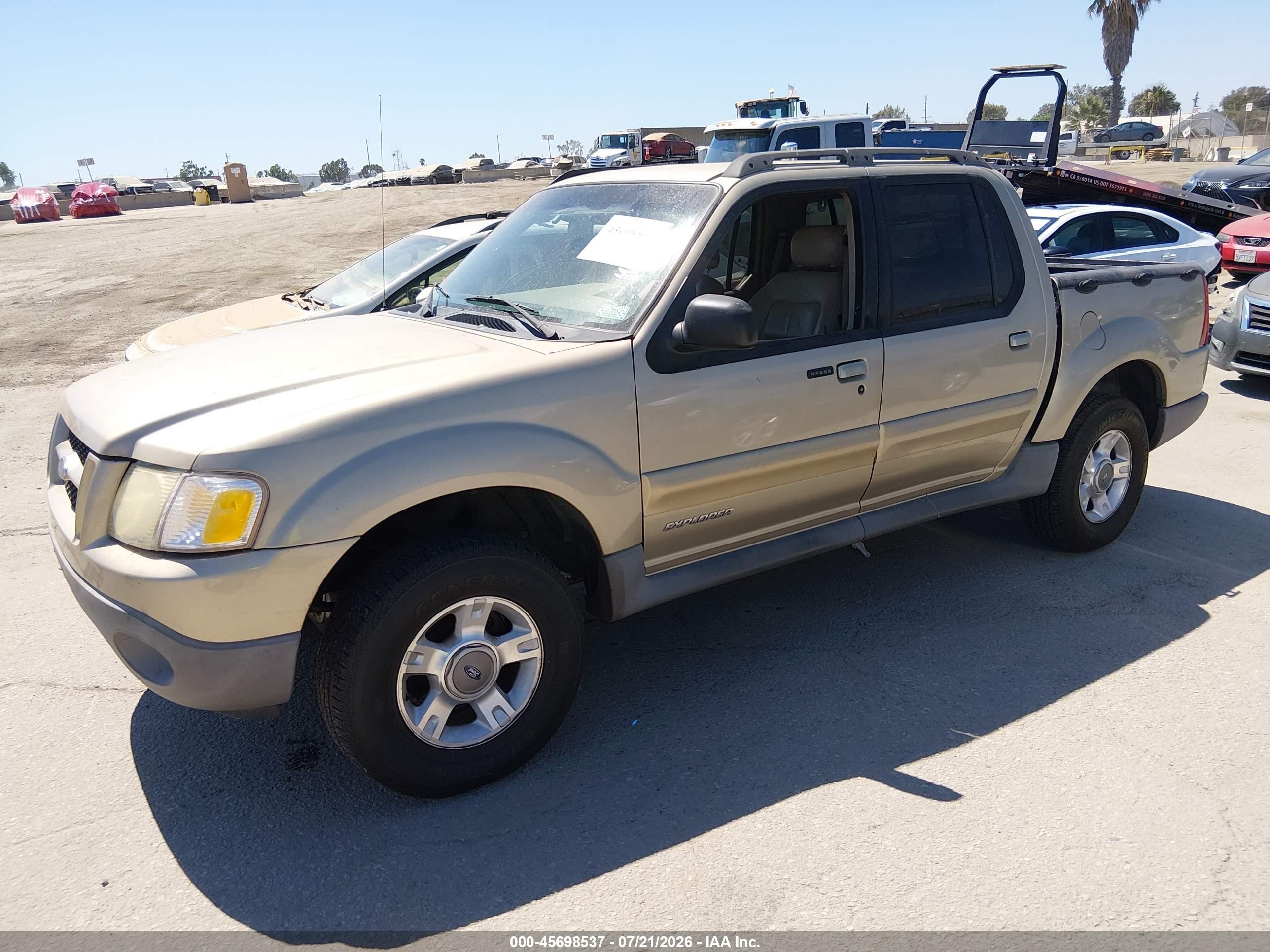 2001 Ford Explorer Sport Trac   Tan vin: 1FMZU67E11UC23296