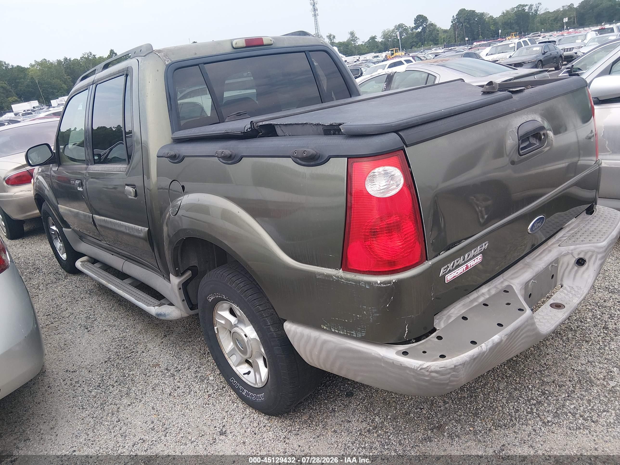 2002 Ford Explorer Sport Trac   Зеленый vin: 1FMZU67E12UC19301