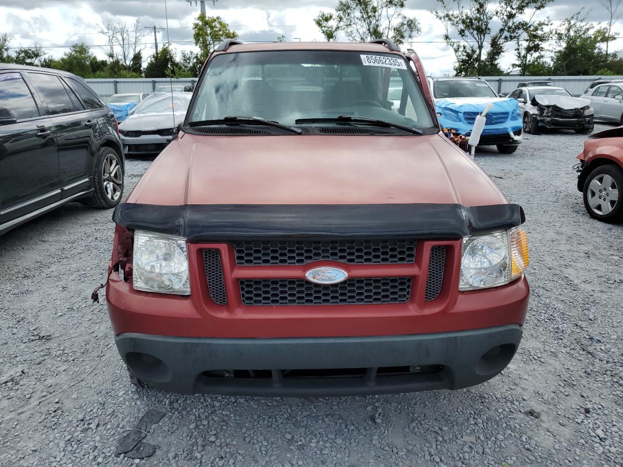 2002 Ford Explorer Sport Trac Red vin: 1FMZU67E12UD54181