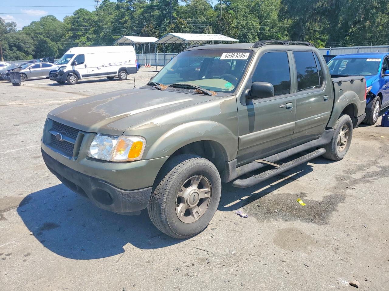 2003 Ford Explorer Sport Trac Green vin: 1FMZU67E13UB81716