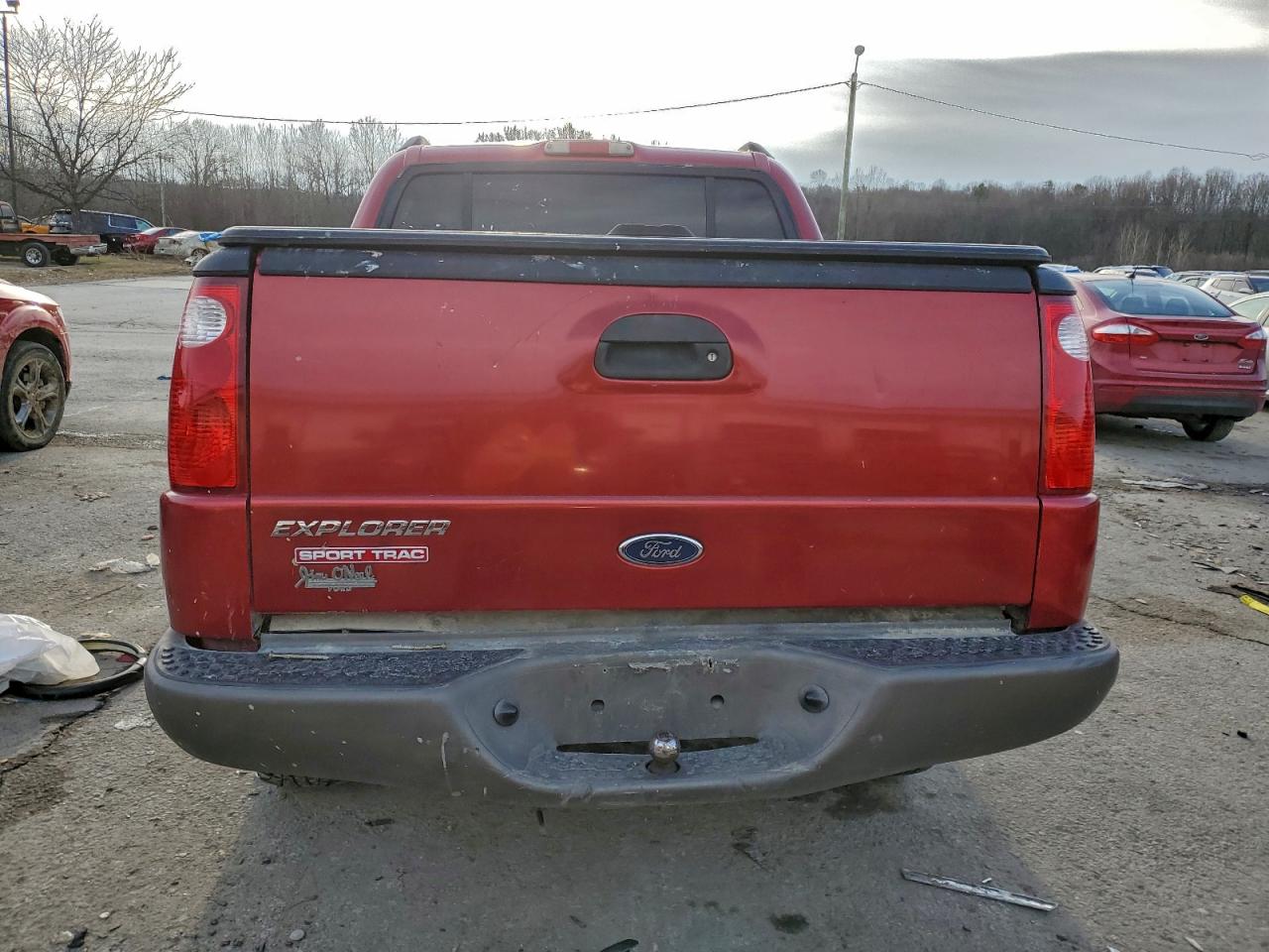 2002 Ford Explorer Sport Trac Red vin: 1FMZU67E22UC39086