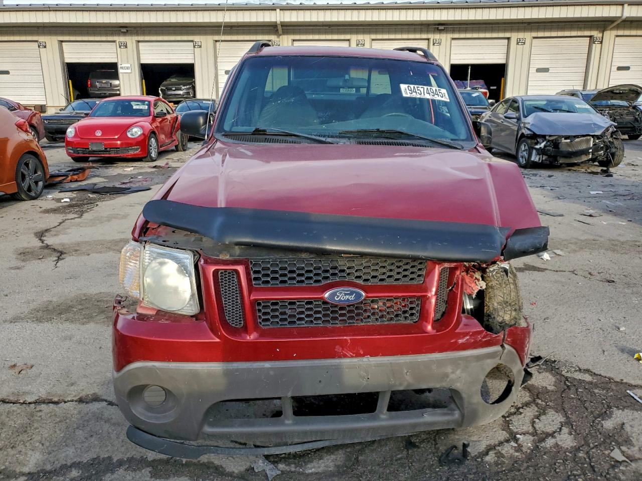 2002 Ford Explorer Sport Trac Red vin: 1FMZU67E22UC39086