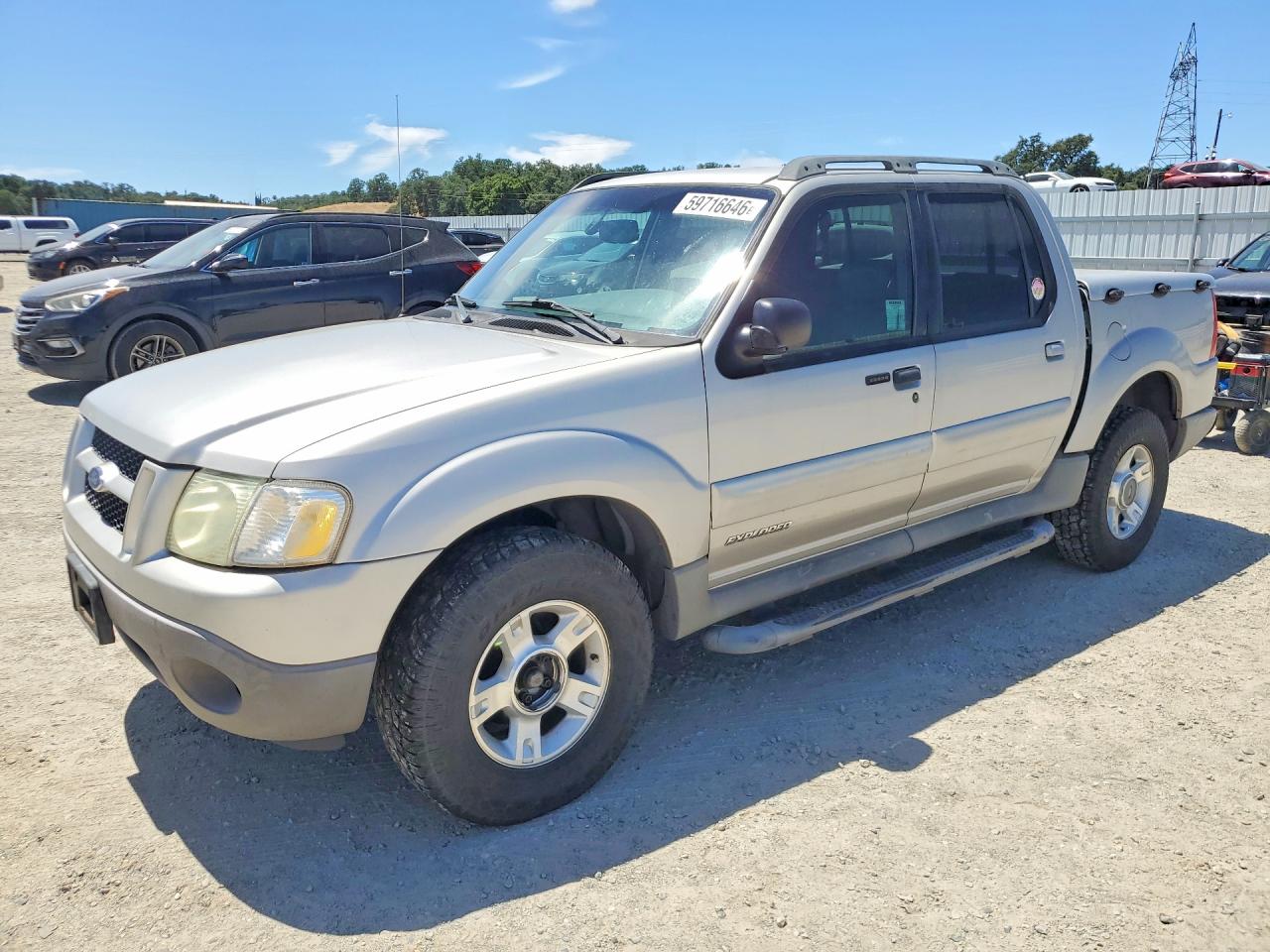 2002 Ford Explorer Sport Trac Silver vin: 1FMZU67E22UC69396