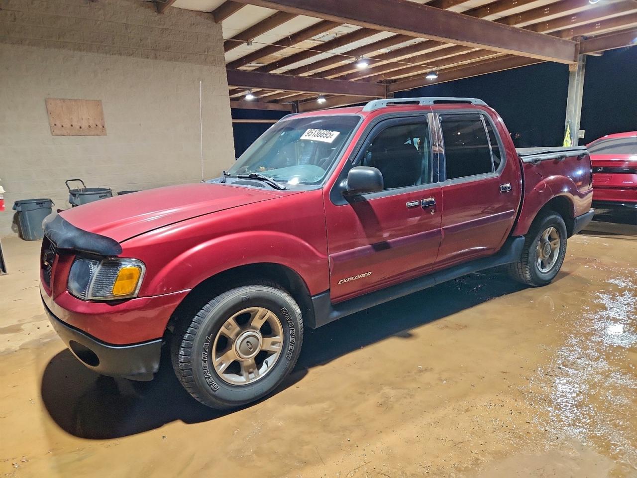 2002 Ford Explorer Sport Trac Red vin: 1FMZU67E22UD13932