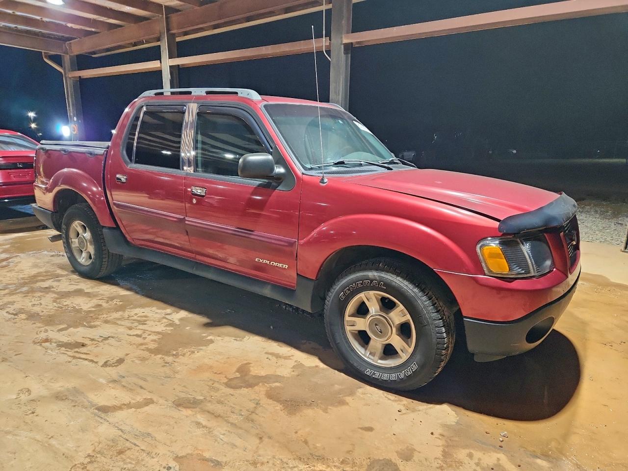 2002 Ford Explorer Sport Trac Red vin: 1FMZU67E22UD13932