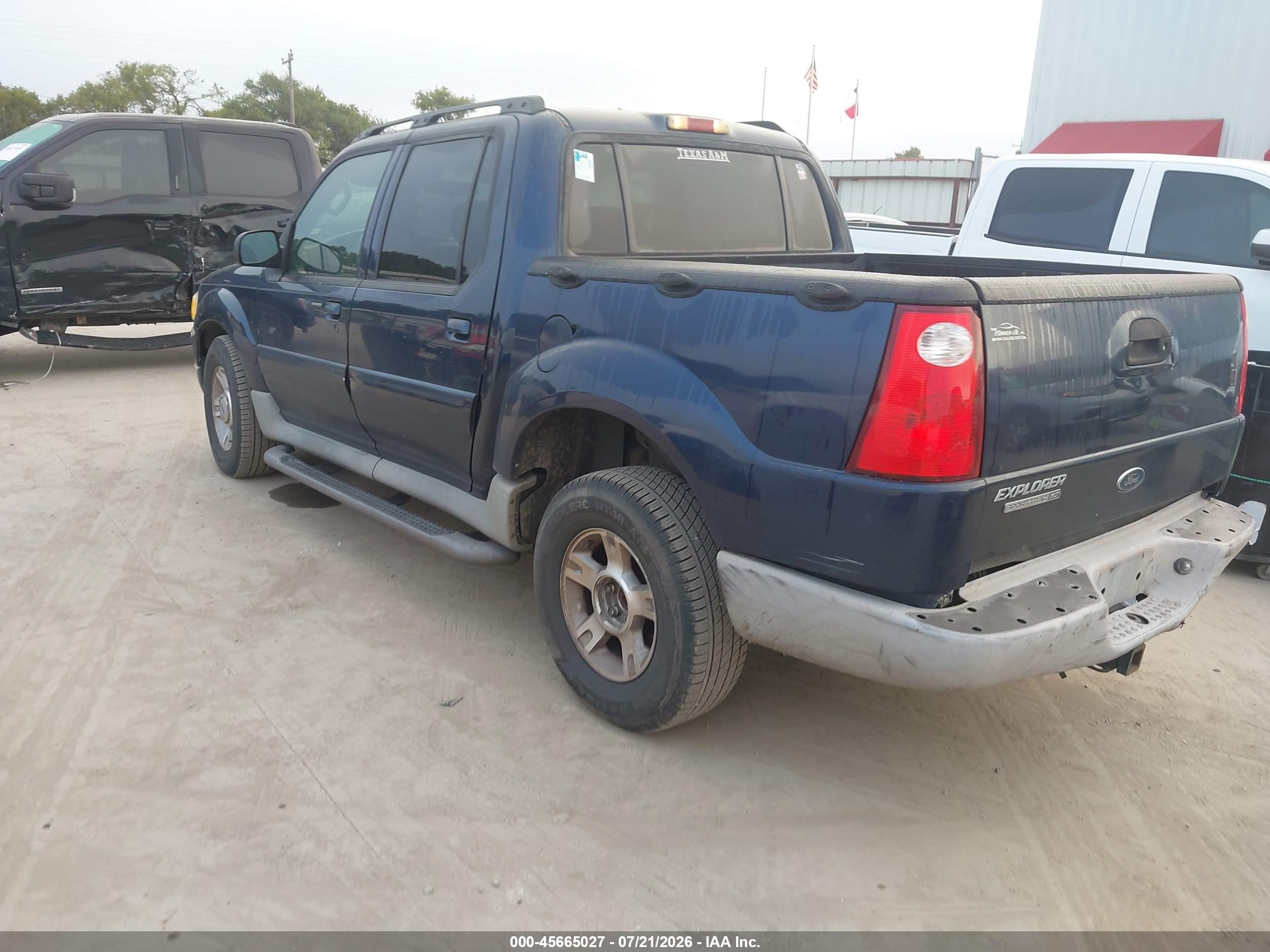 2003 Ford Explorer Sport Trac Xls/xlt Navy vin: 1FMZU67E23UB90621