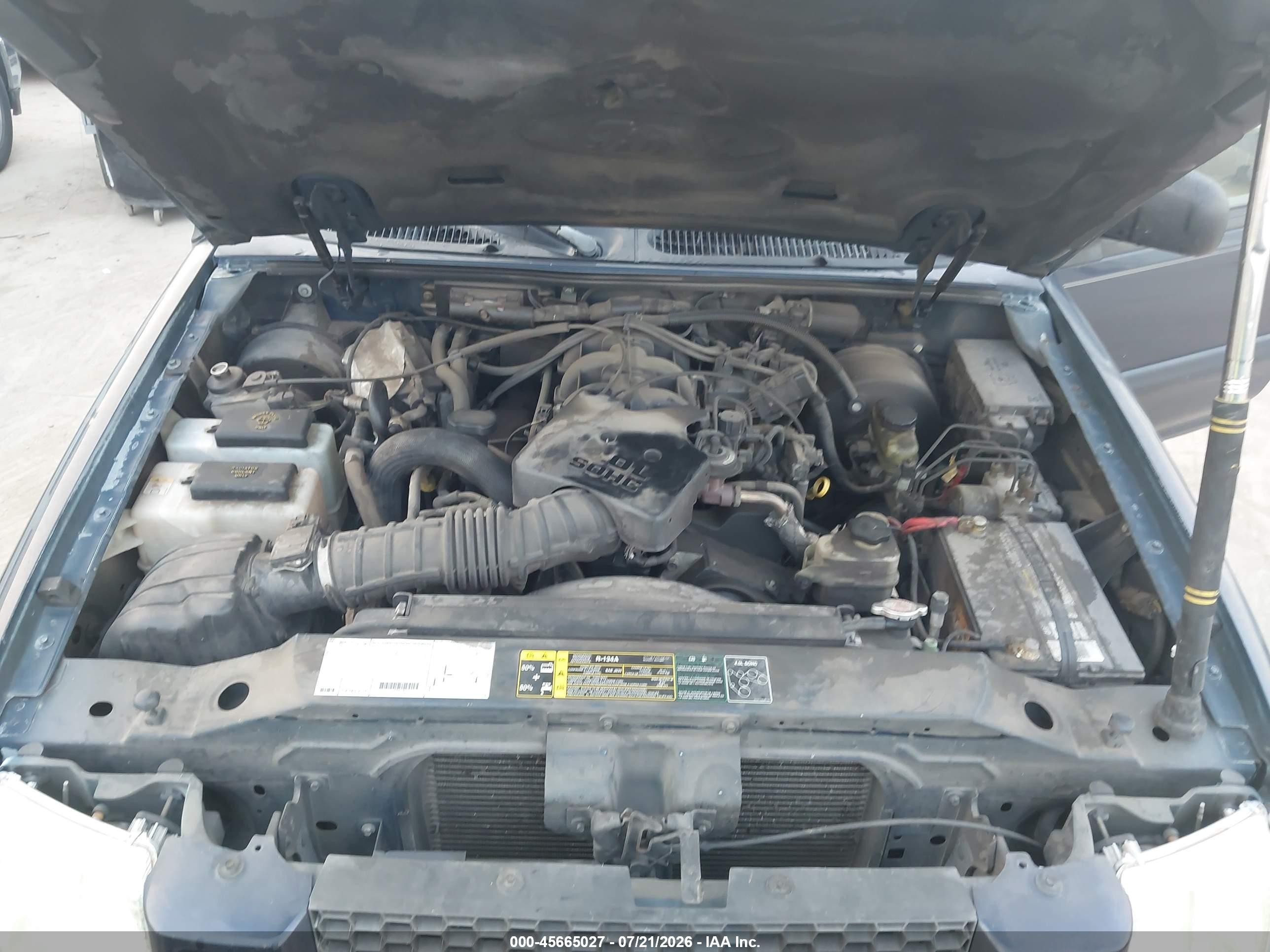 2003 Ford Explorer Sport Trac Xls/xlt Navy vin: 1FMZU67E23UB90621