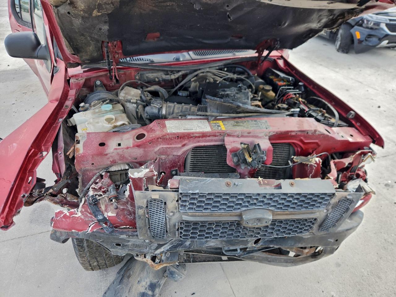2003 Ford Explorer Sport Trac Red vin: 1FMZU67E23UC07935