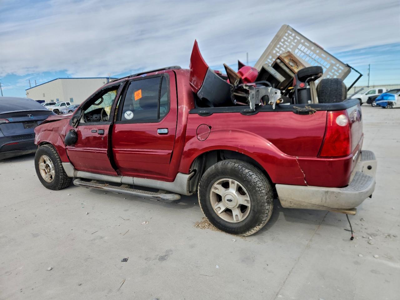 2003 Ford Explorer Sport Trac Red vin: 1FMZU67E23UC07935