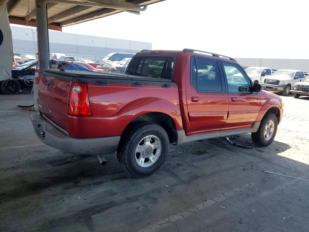 2001 Ford Explorer Sport Trac Red vin: 1FMZU67E31UB76563