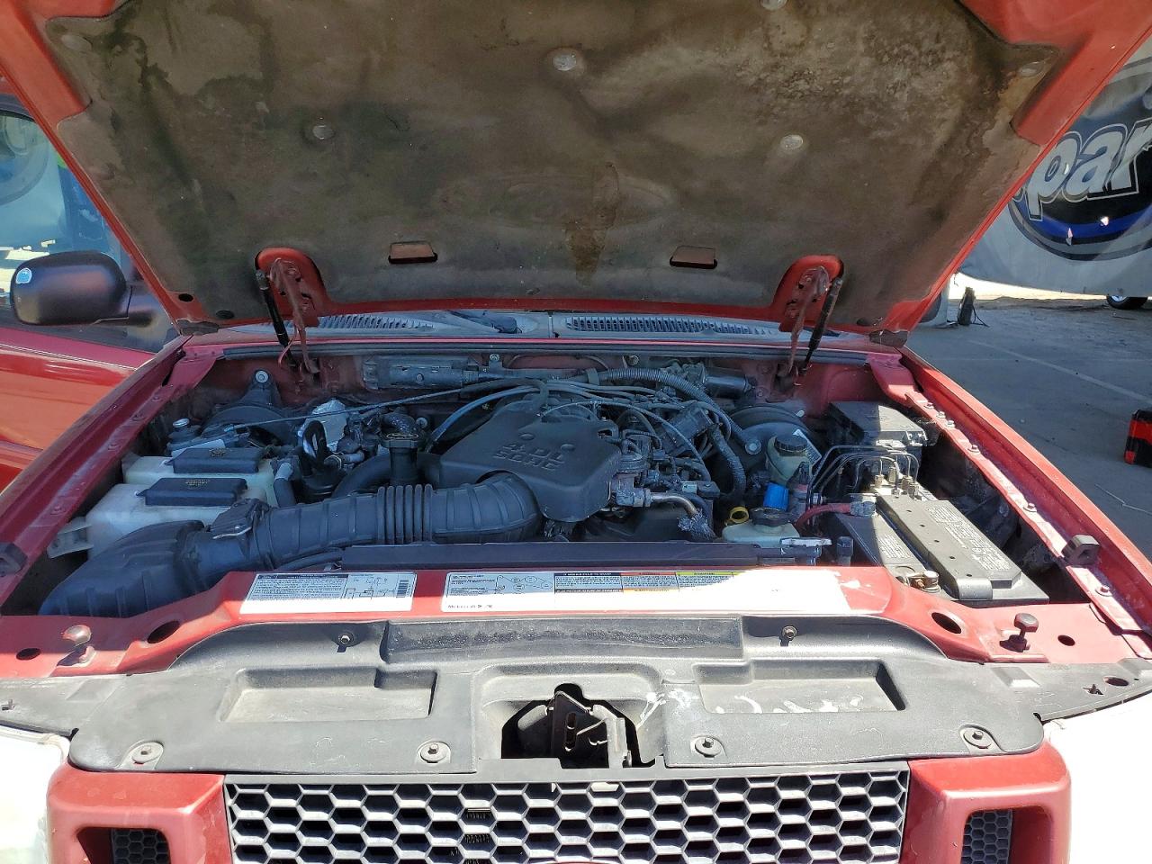 2001 Ford Explorer Sport Trac Red vin: 1FMZU67E31UB76563
