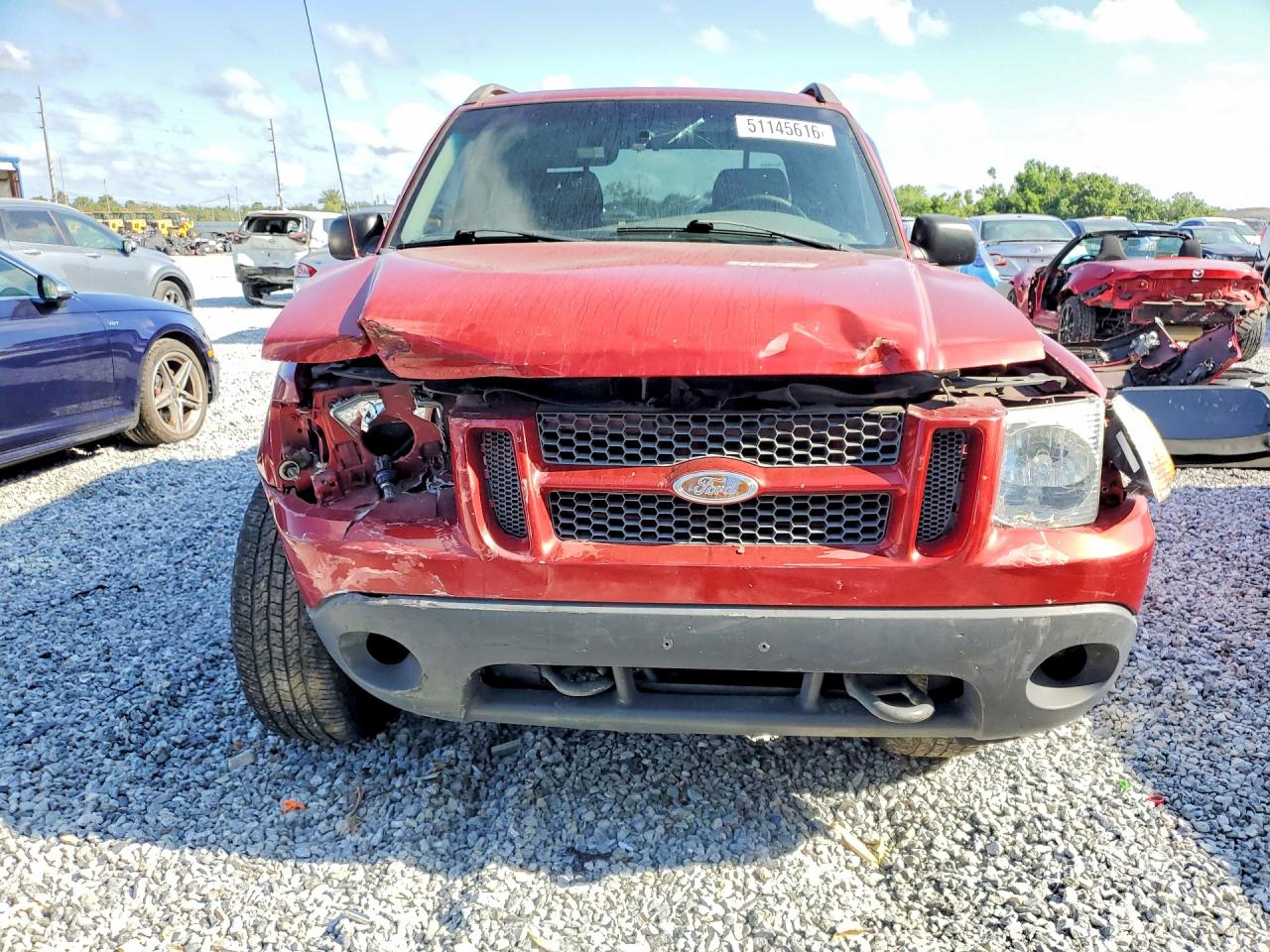 2001 Ford Explorer Sport Trac Красный vin: 1FMZU67E31UC07813
