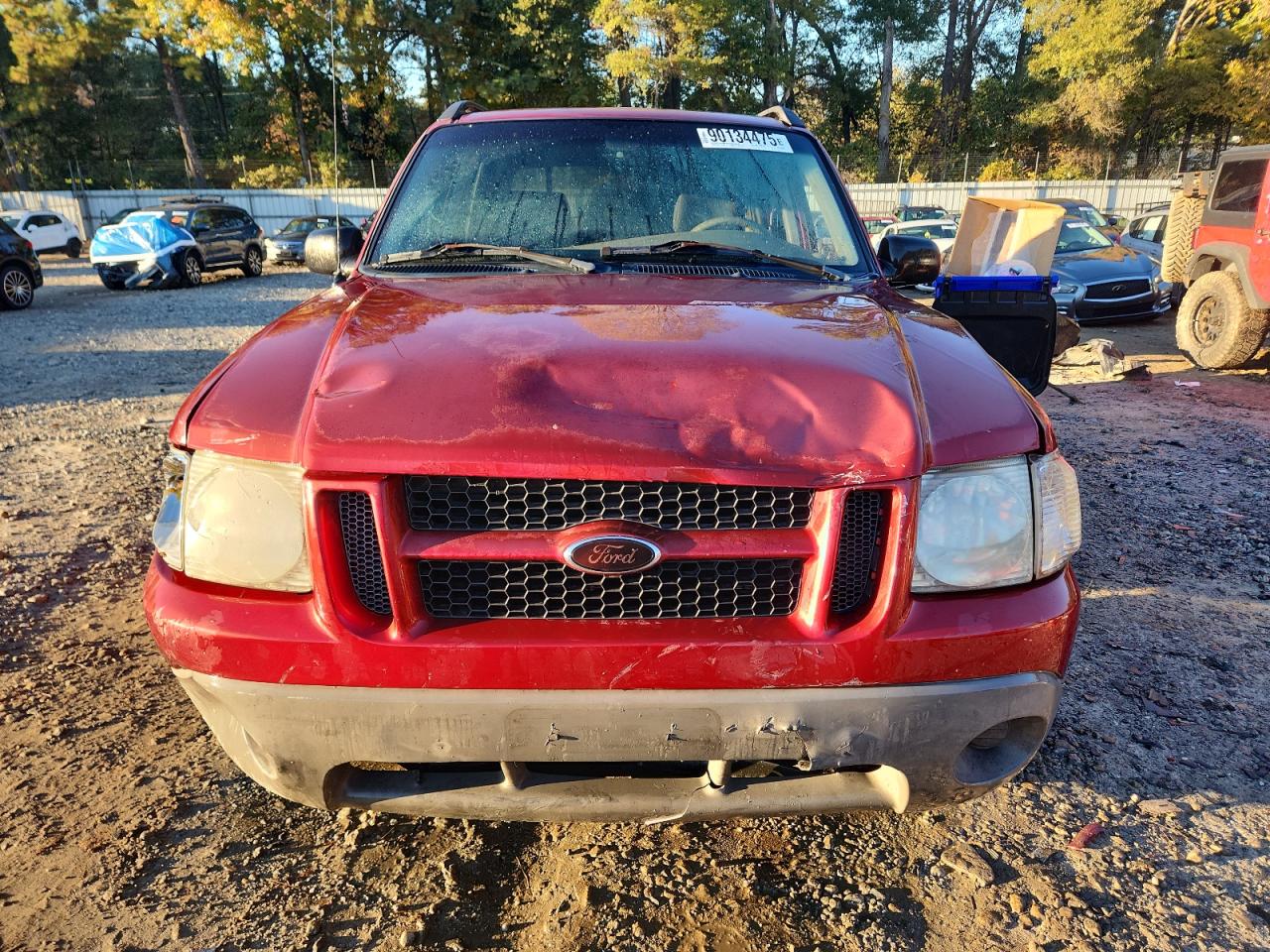 2001 Ford Explorer Sport Trac Бордовый vin: 1FMZU67E41UB33561
