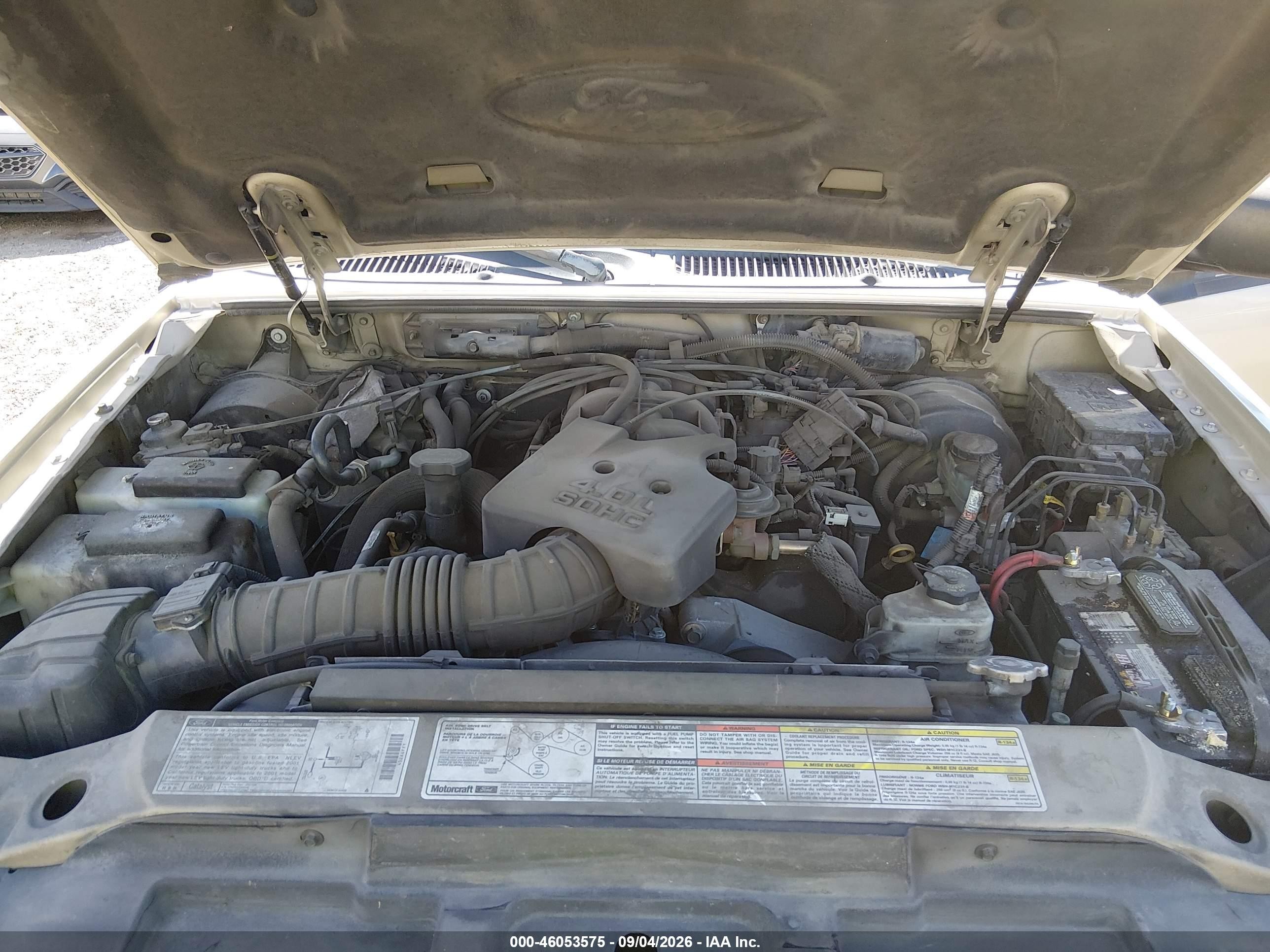2001 Ford Explorer Sport Trac   Gold vin: 1FMZU67E41UB82307