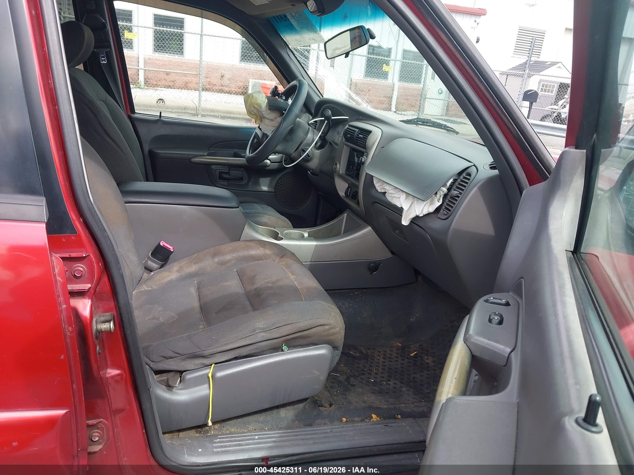 2001 Ford Explorer Sport Trac   Red vin: 1FMZU67E51UC66801