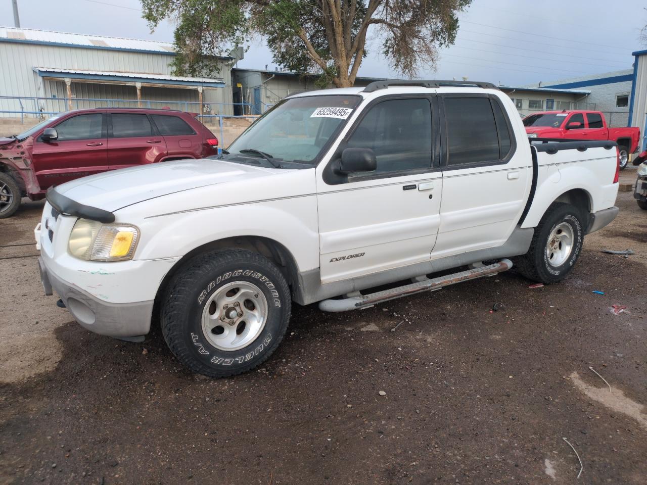 2001 Ford Explorer Sport Trac White vin: 1FMZU67E61UB59238