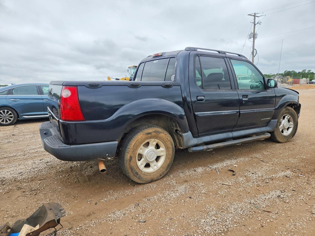 2001 Ford Explorer Sport Trac Black vin: 1FMZU67E61UC80741
