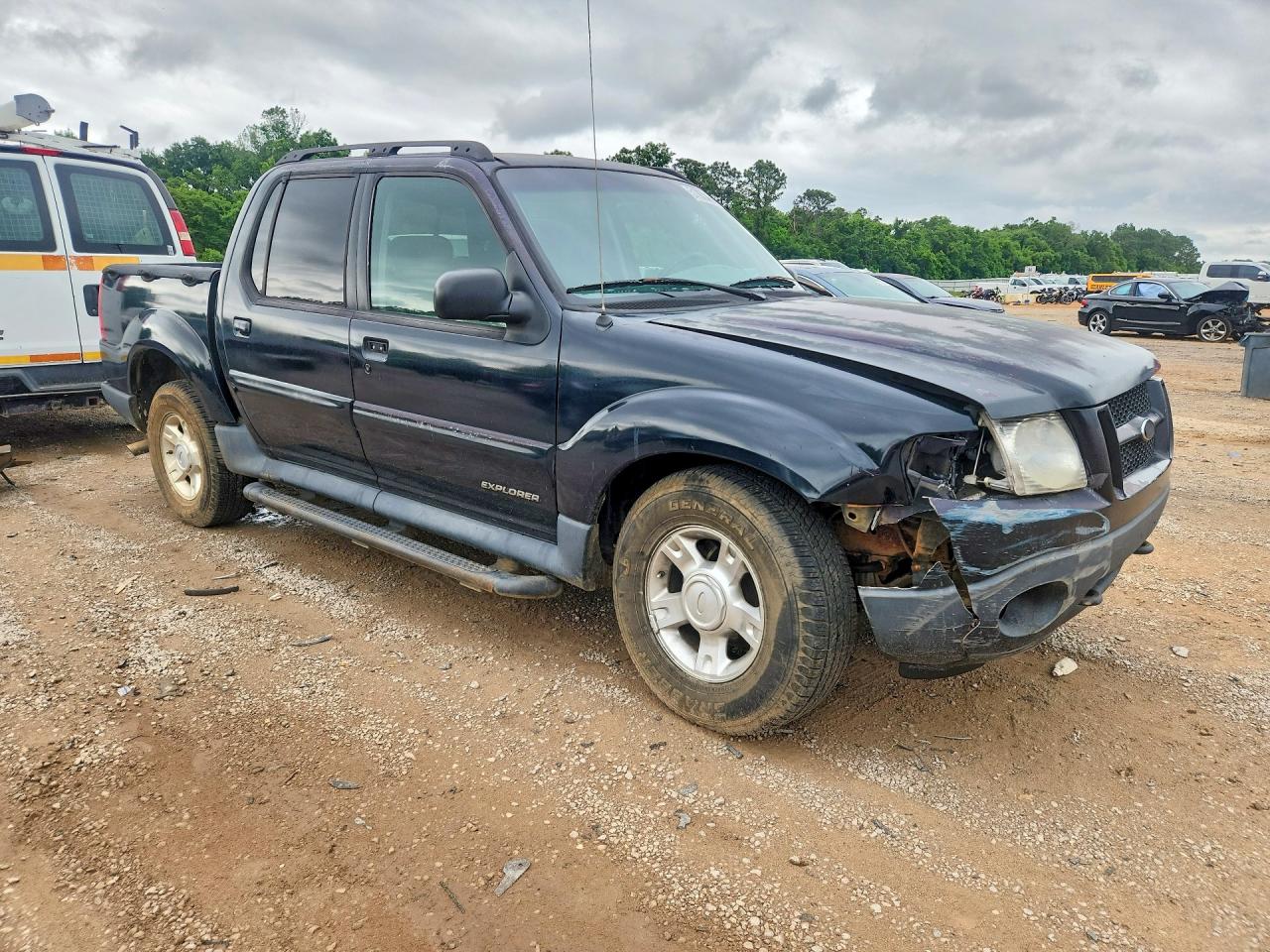 2001 Ford Explorer Sport Trac Black vin: 1FMZU67E61UC80741