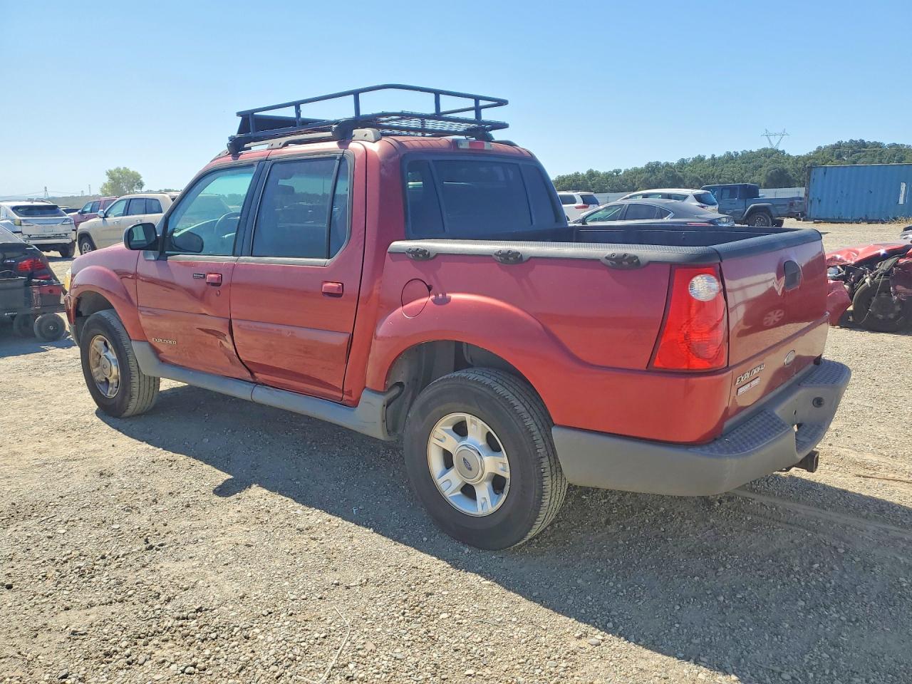 2001 Ford Explorer Sport Trac Red vin: 1FMZU67E71UB29116