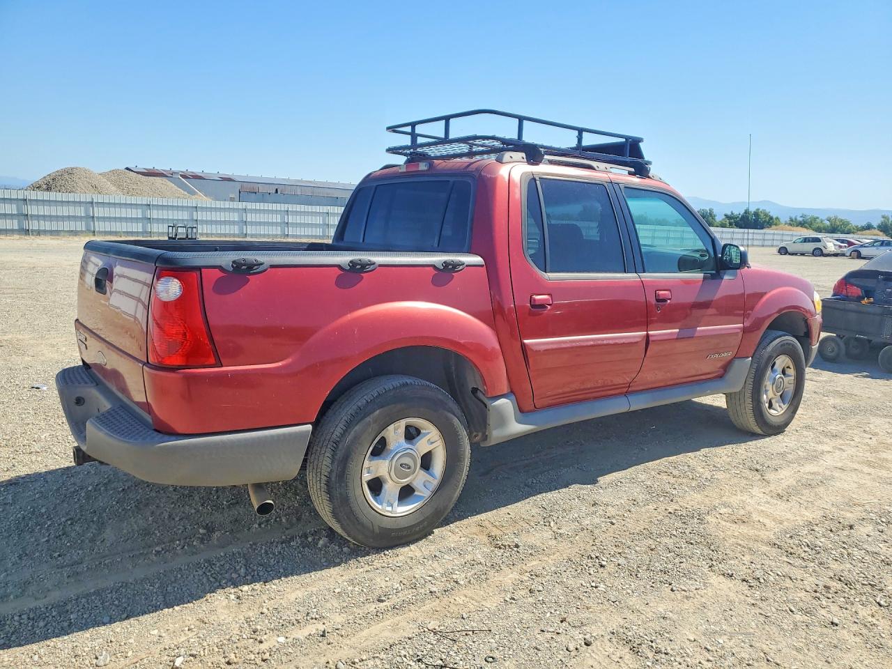 2001 Ford Explorer Sport Trac Red vin: 1FMZU67E71UB29116