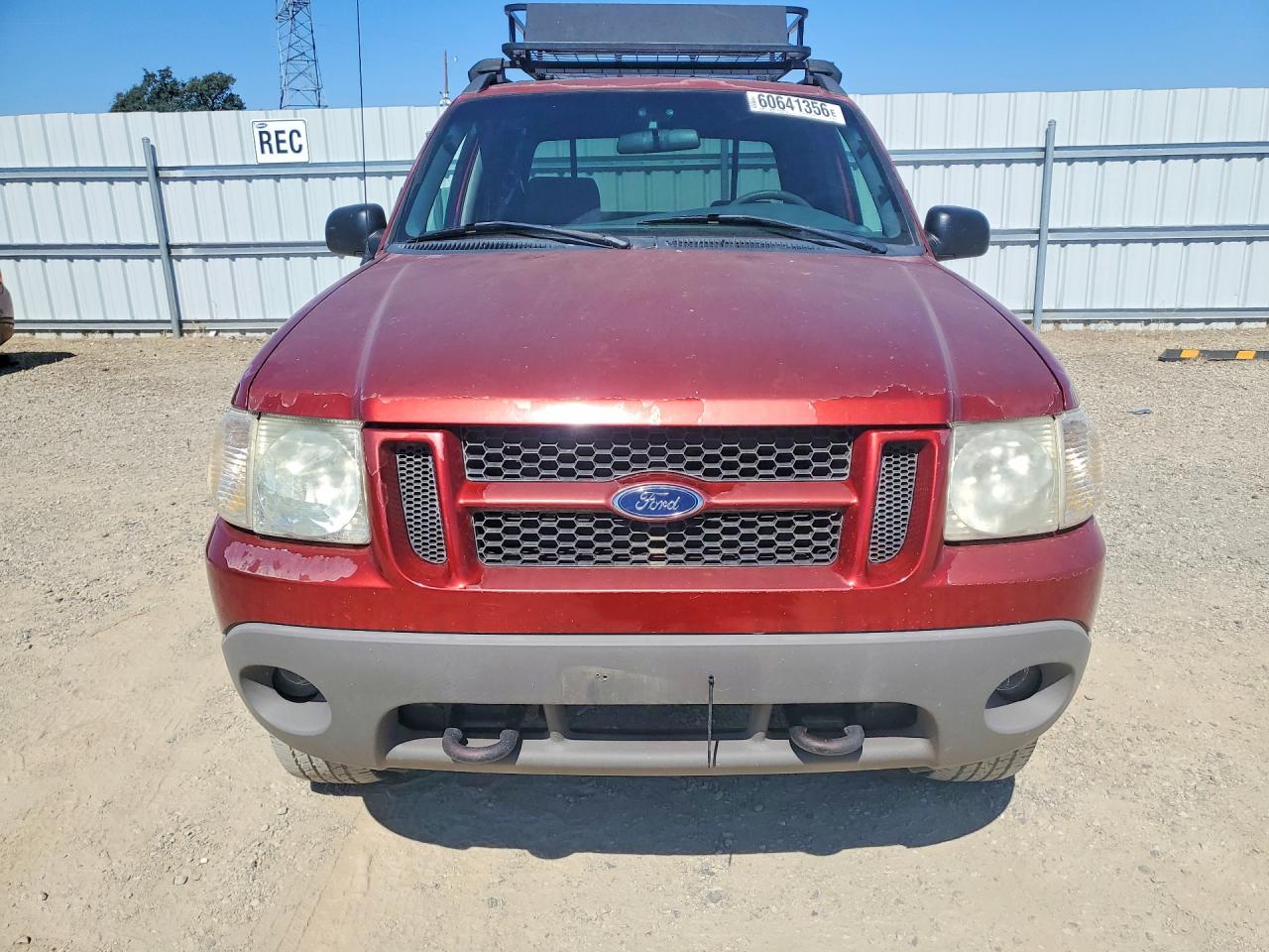 2001 Ford Explorer Sport Trac Red vin: 1FMZU67E71UB29116