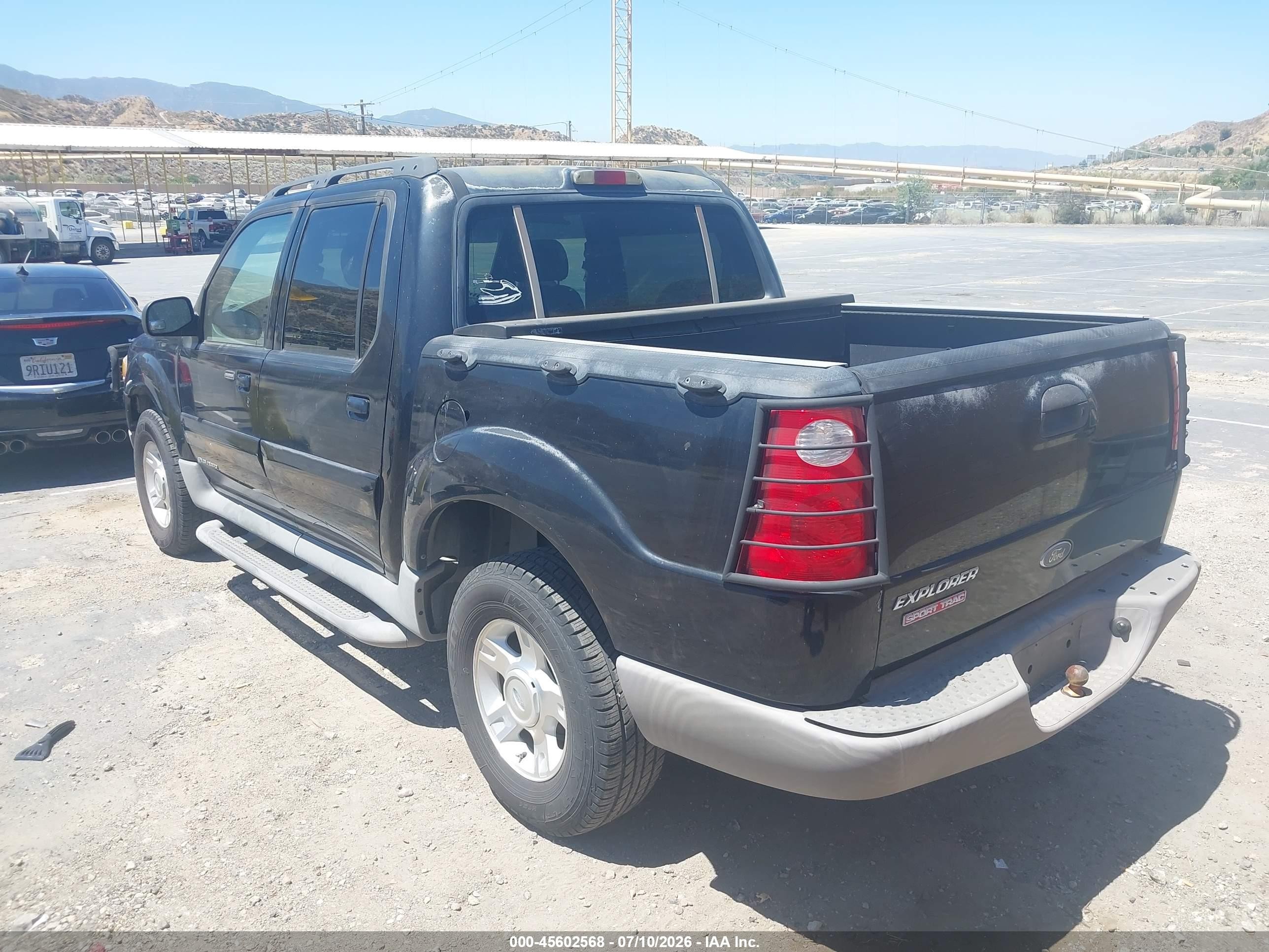 2002 Ford Explorer Sport Trac   Black vin: 1FMZU67E72UA94496