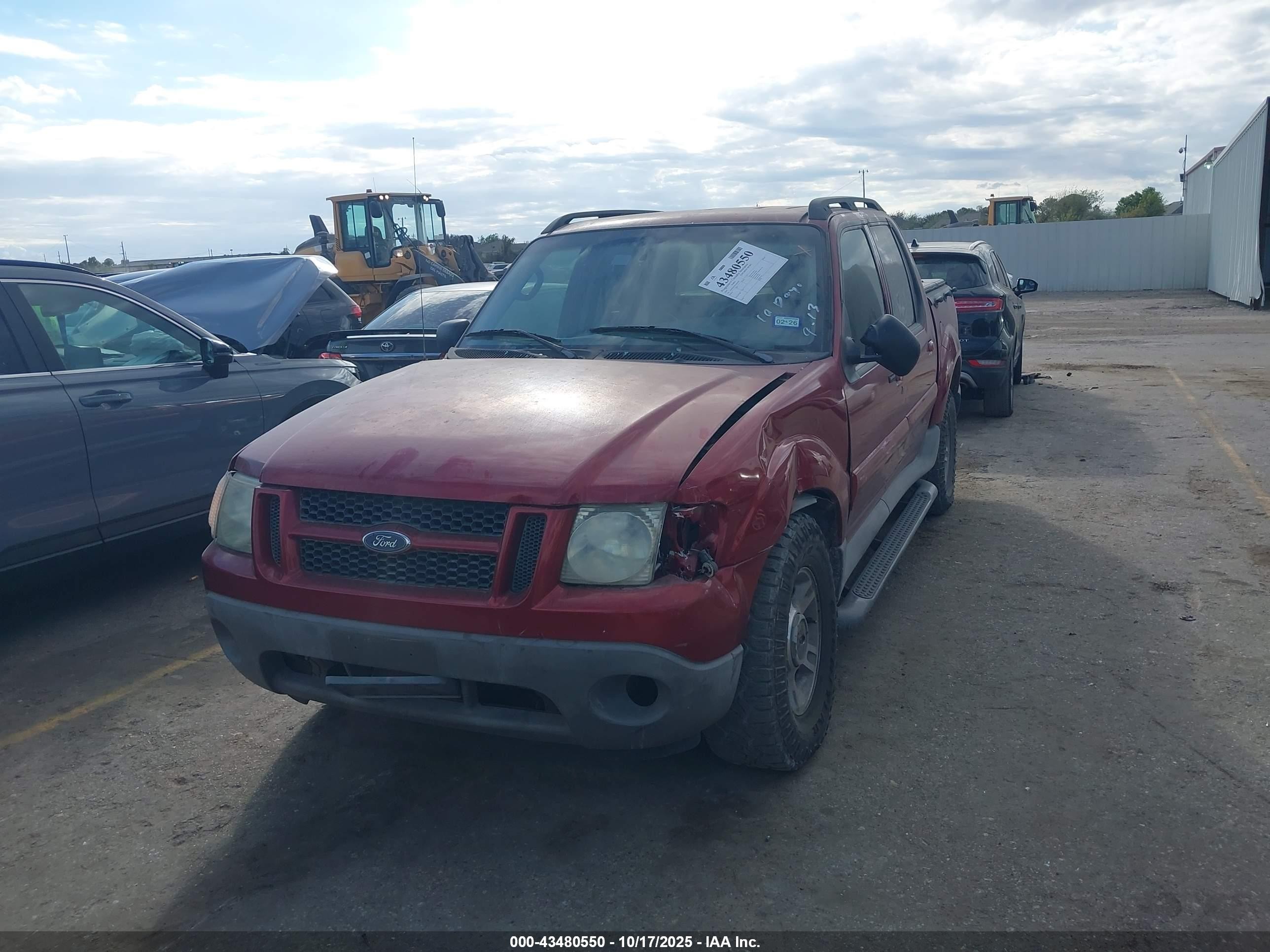 2003 Ford Explorer Sport Trac Xls/xlt Red vin: 1FMZU67E73UB67058