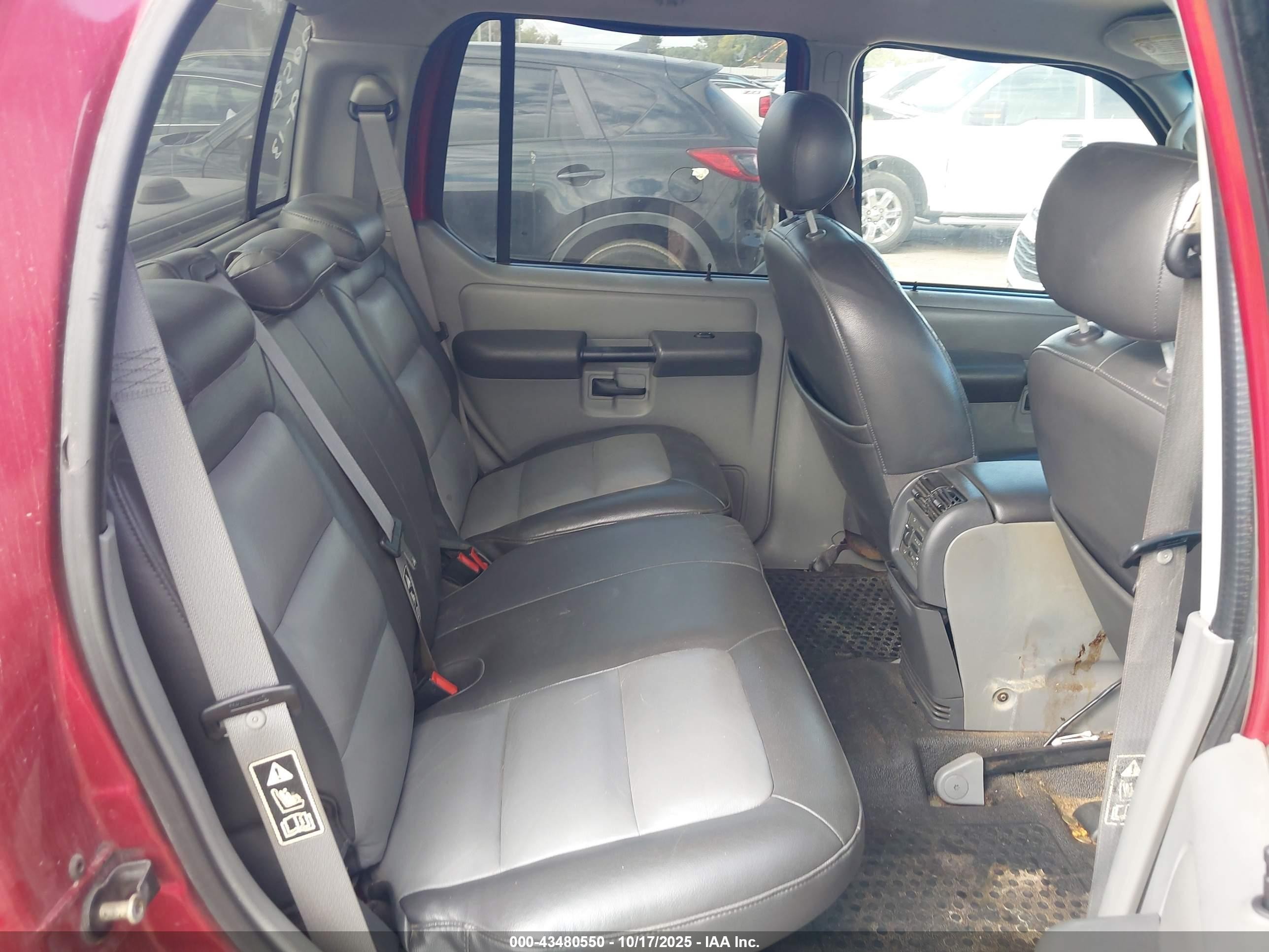 2003 Ford Explorer Sport Trac Xls/xlt Red vin: 1FMZU67E73UB67058