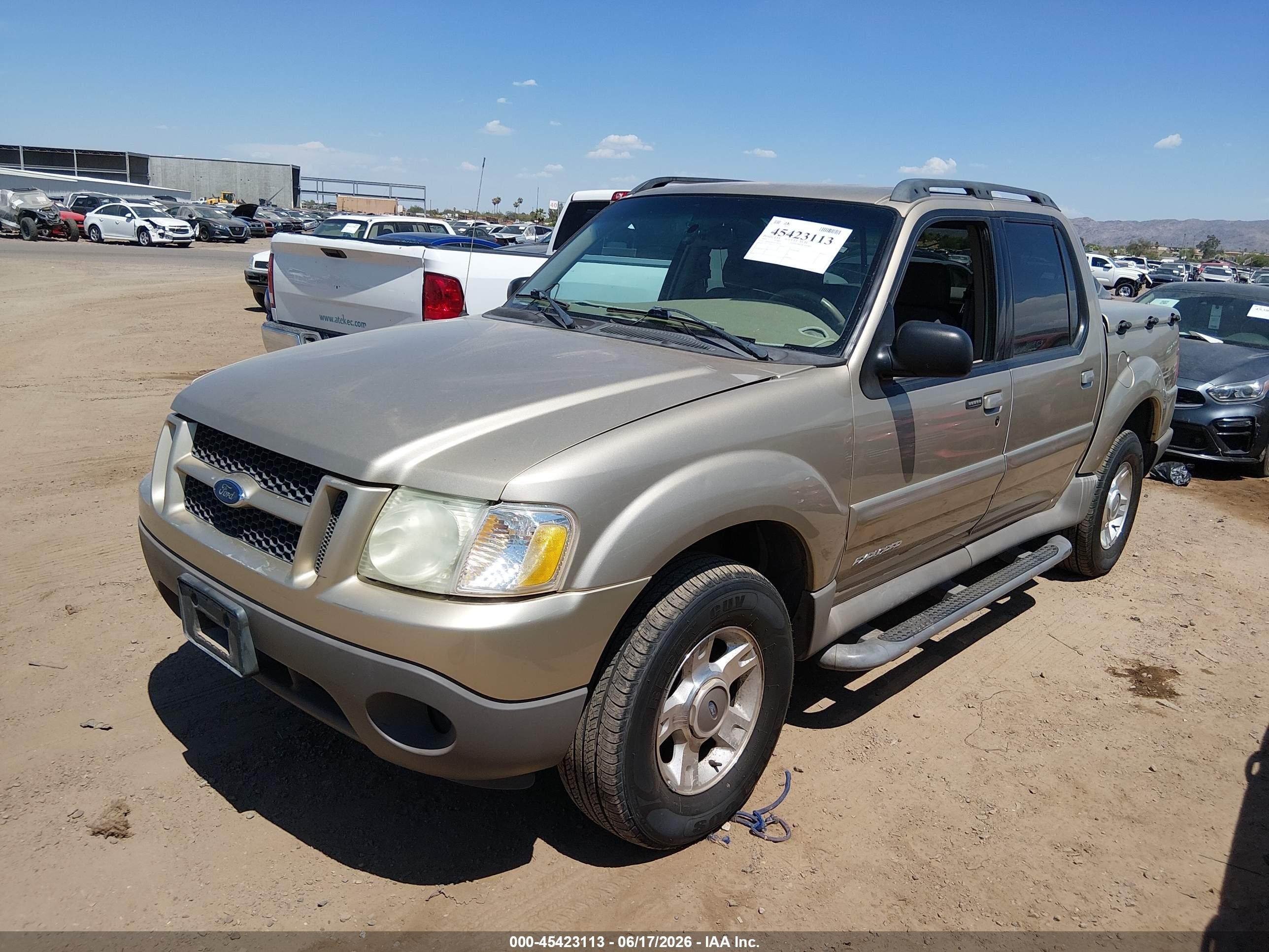2002 Ford Explorer Sport Trac   Brown vin: 1FMZU67E92UD41713